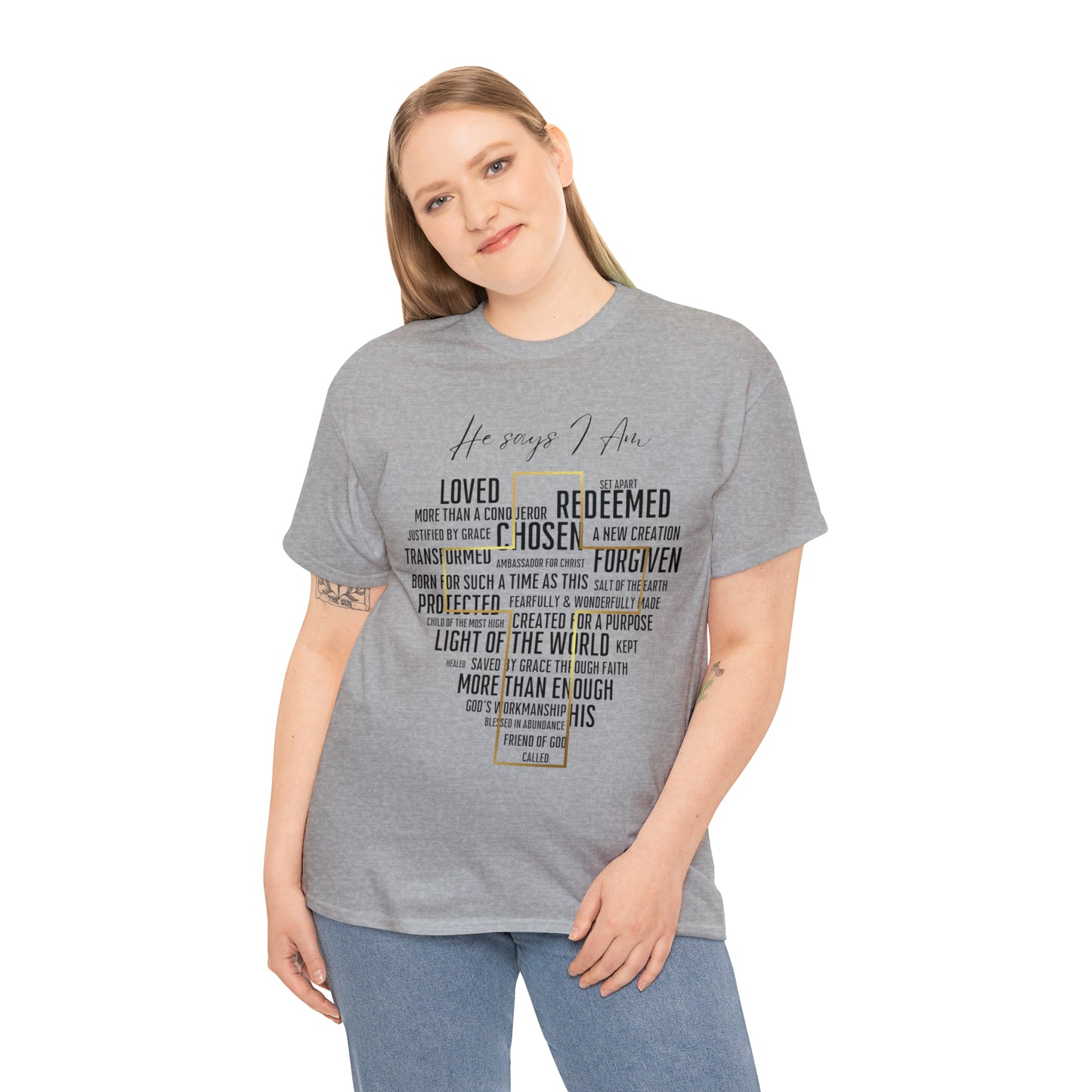 Loved, Chosen, His - Heavy Cotton Tee (Unisex)