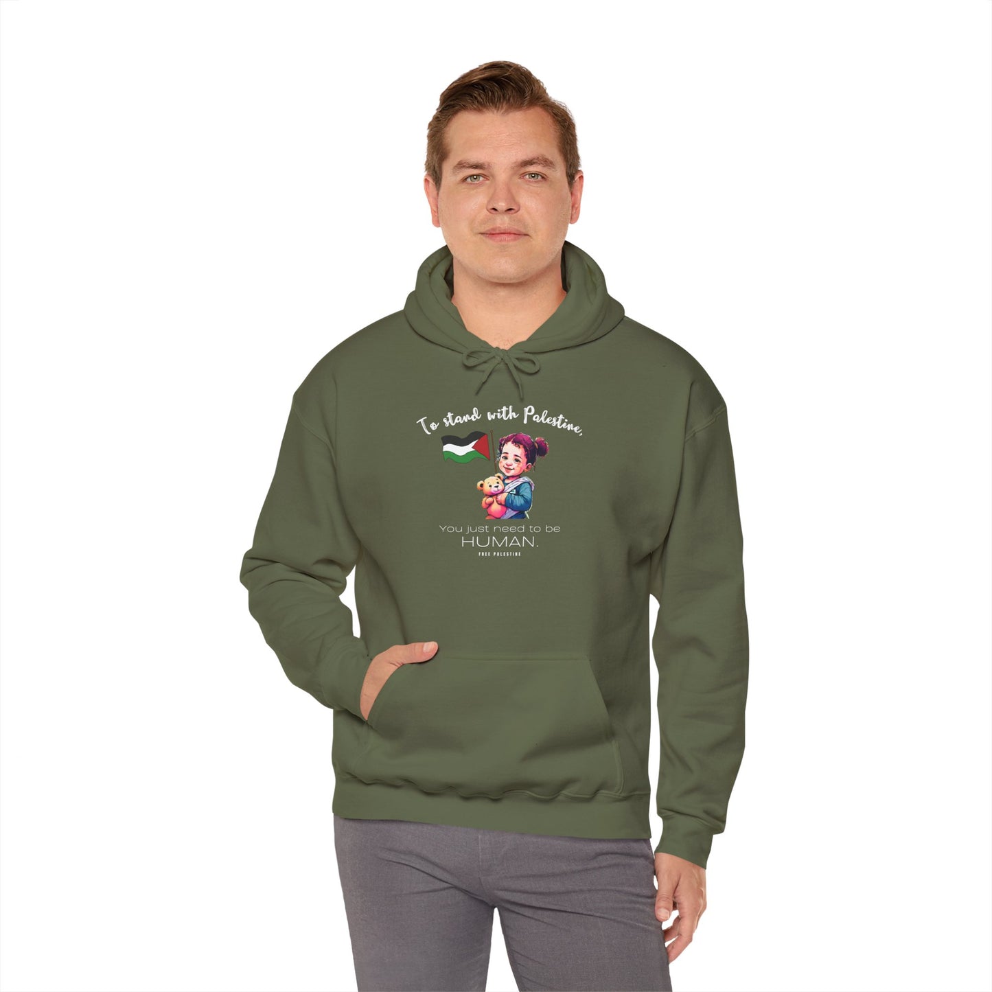 Human - Unisex Hooded Sweatshirt