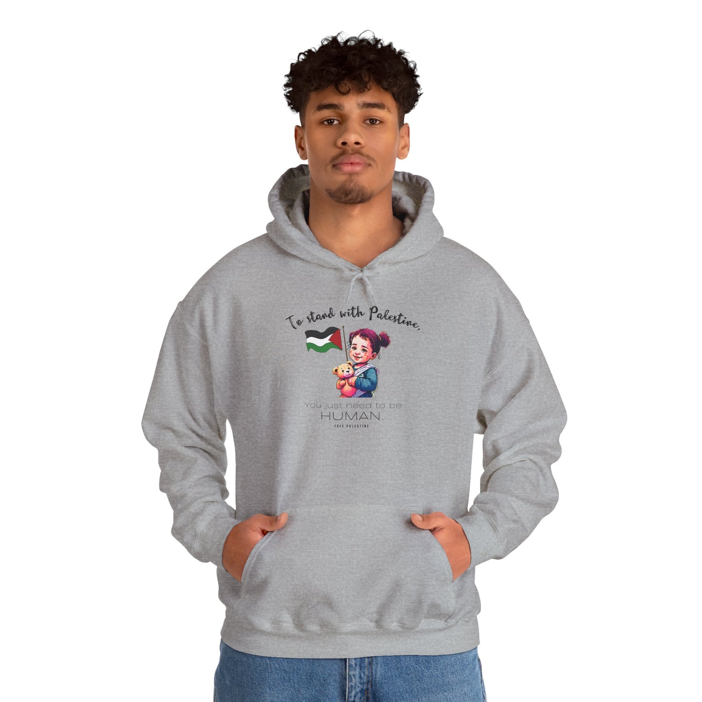 Human - Unisex Hooded Sweatshirt