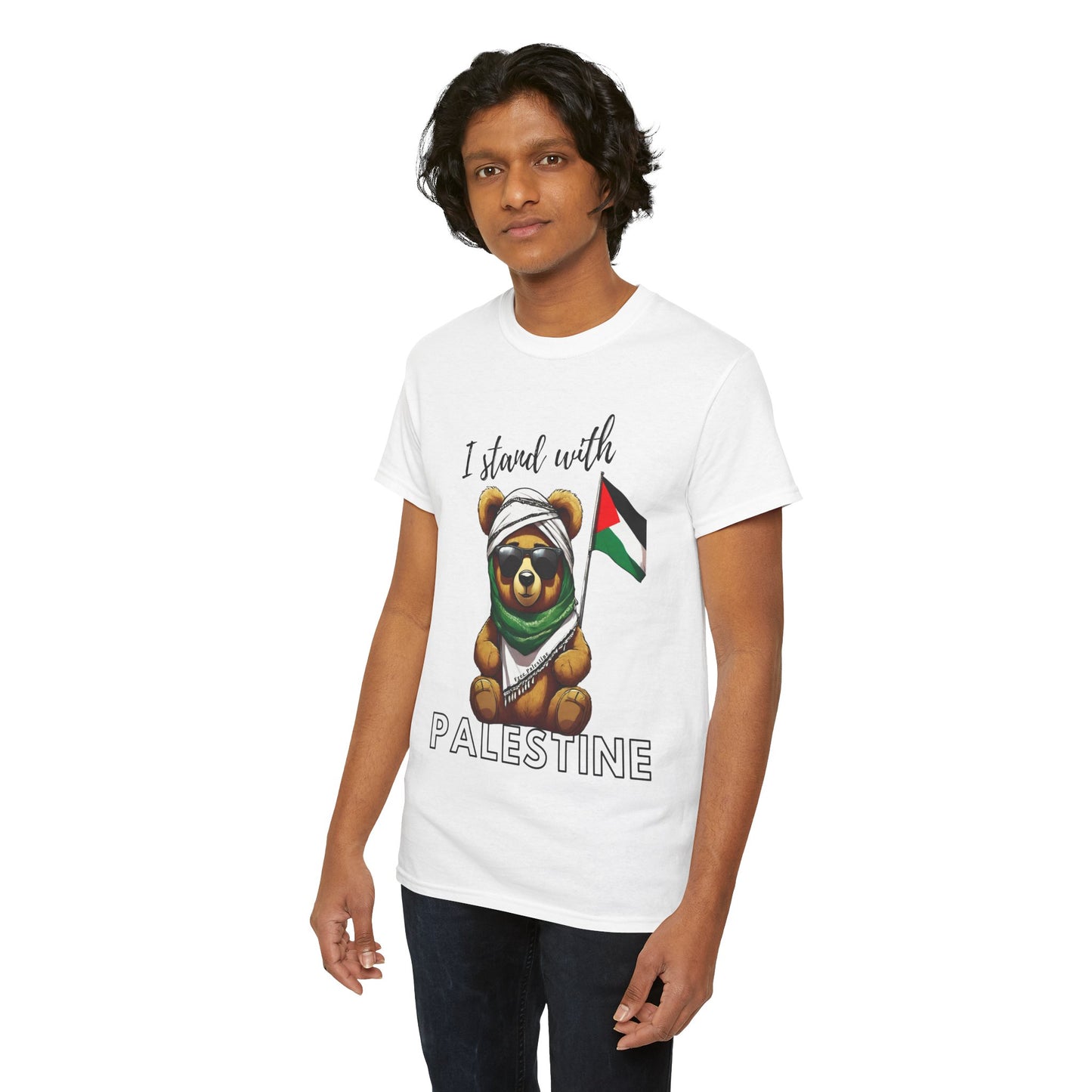 Teddy Palestine - Unisex Cotton Tee
