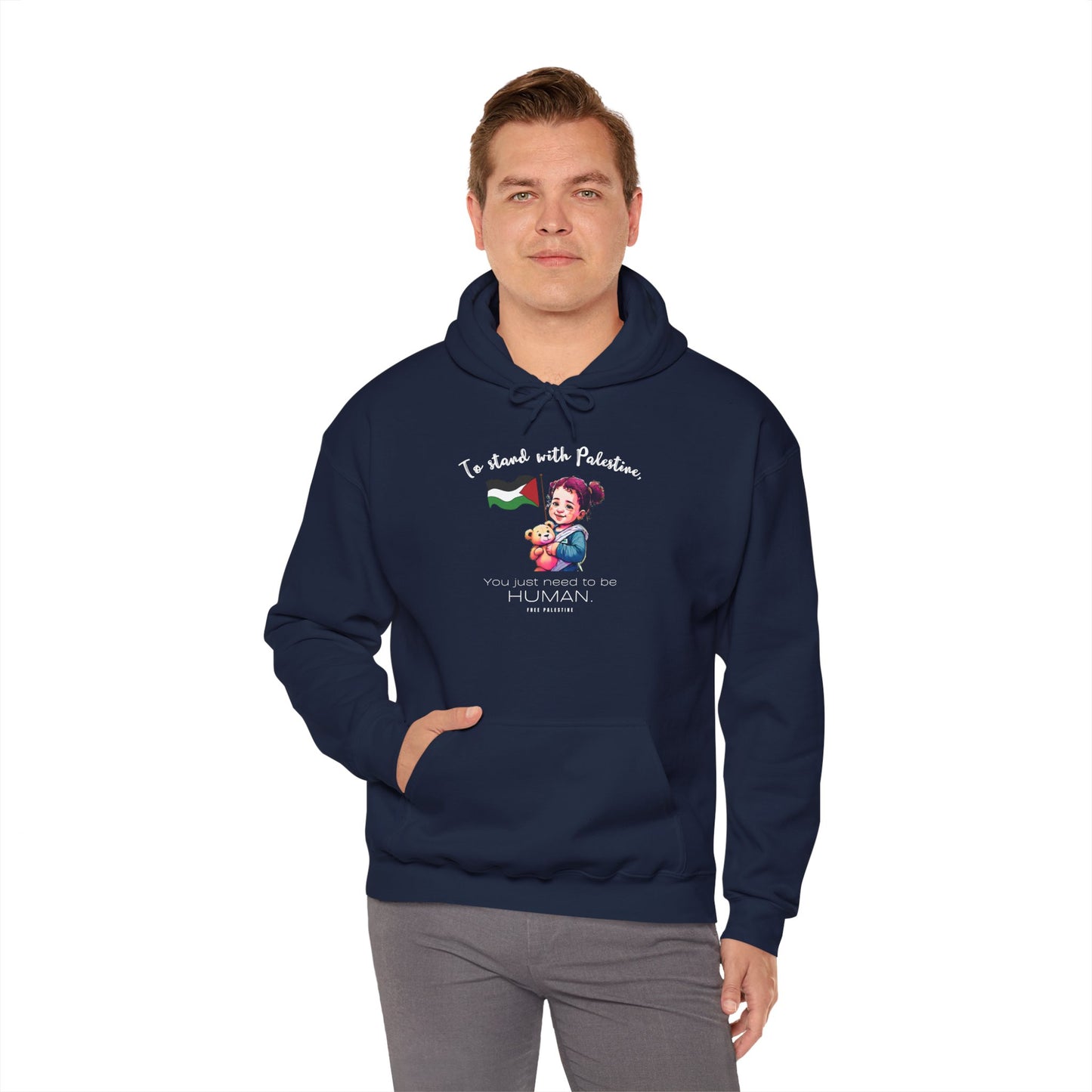 Human - Unisex Hooded Sweatshirt