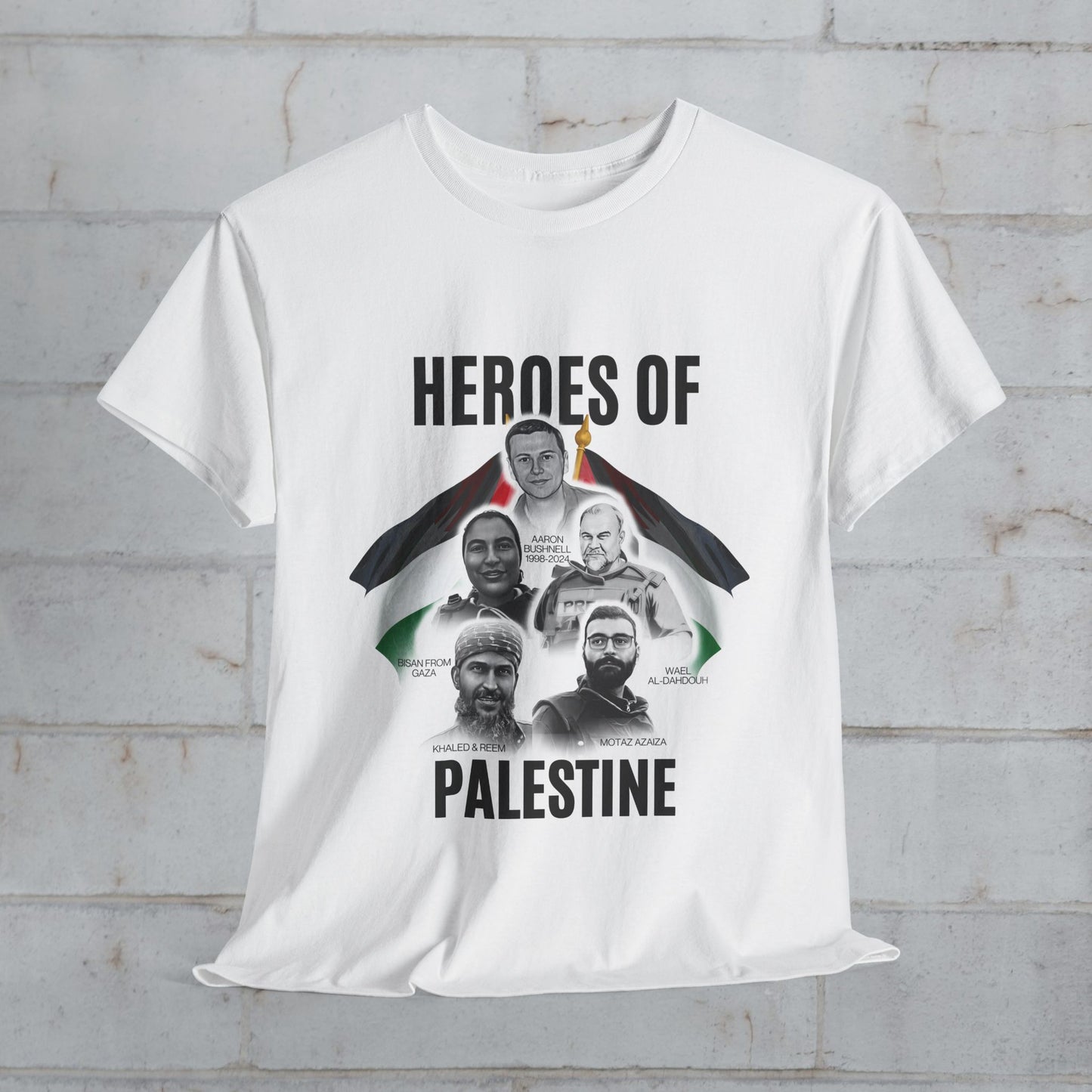 White Tee of Heroes - Unisex Cotton Tee