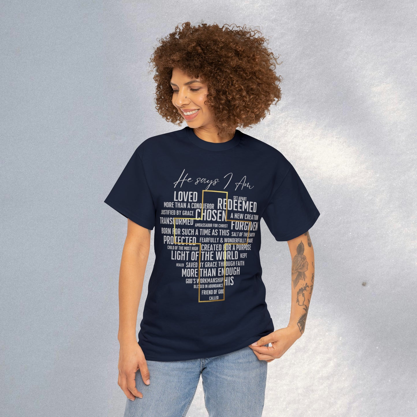 Loved, Chosen, His - Heavy Cotton Tee (Unisex)