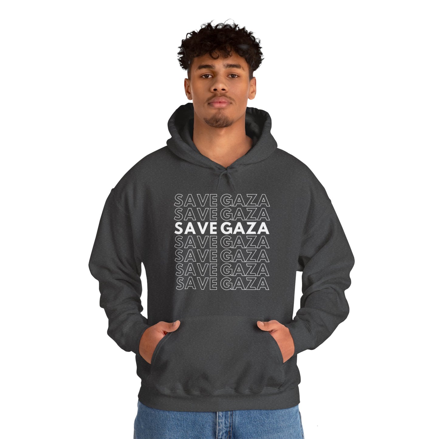 Save Gaza - Unisex Hooded Sweatshirt