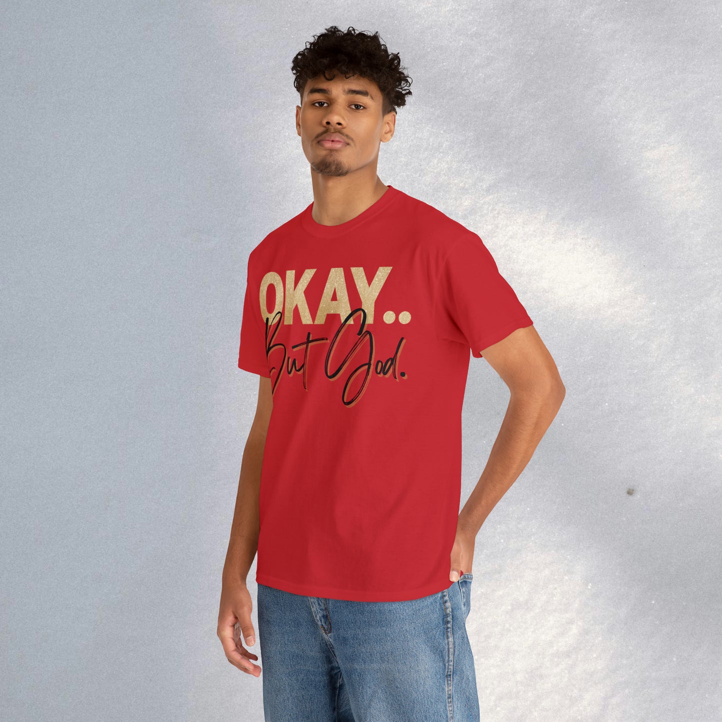 But God in Black - Heavy Cotton Tee (Unisex)