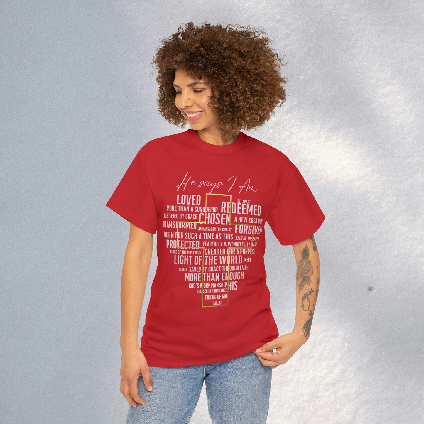 Loved, Chosen, His - Heavy Cotton Tee (Unisex)