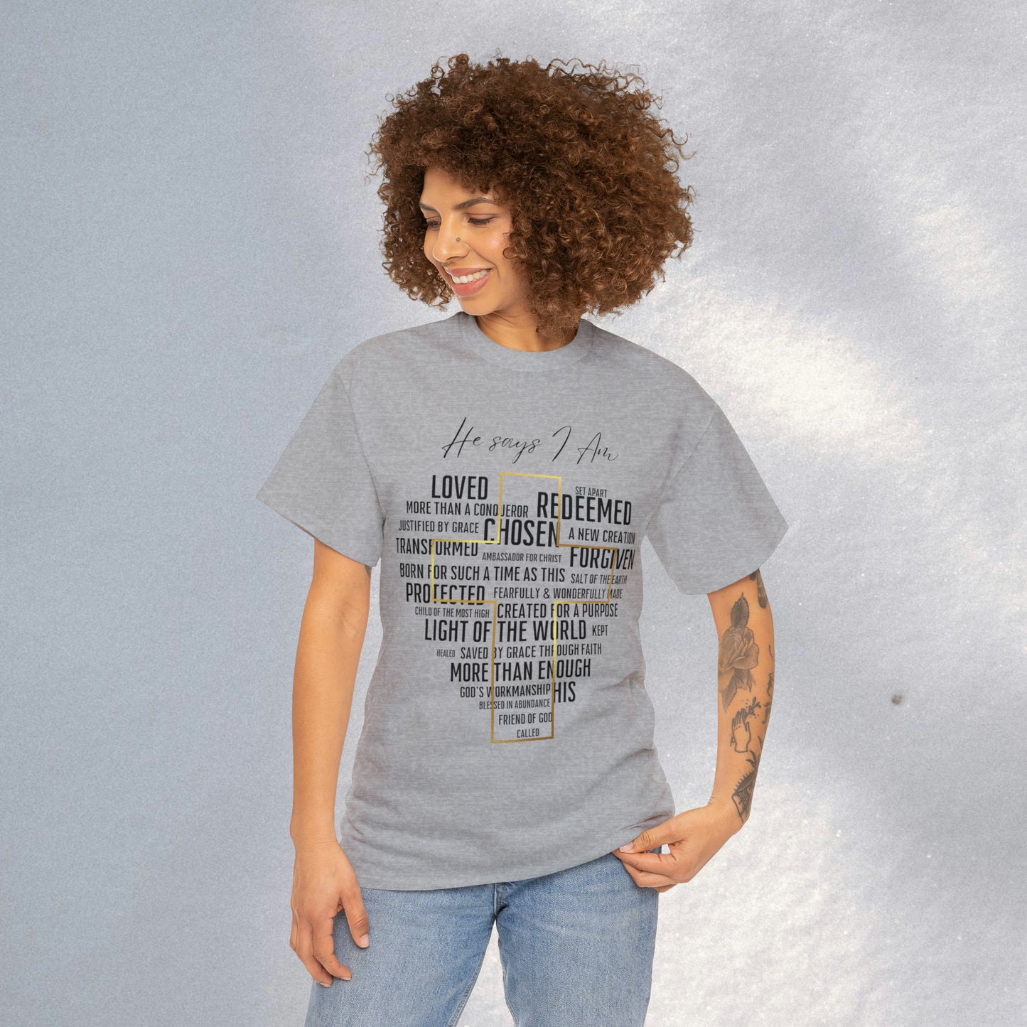 Loved, Chosen, His - Heavy Cotton Tee (Unisex)