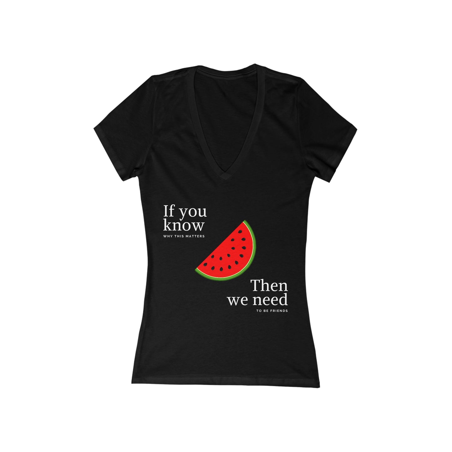 Friend Finder - Women's Deep V-Neck Tee