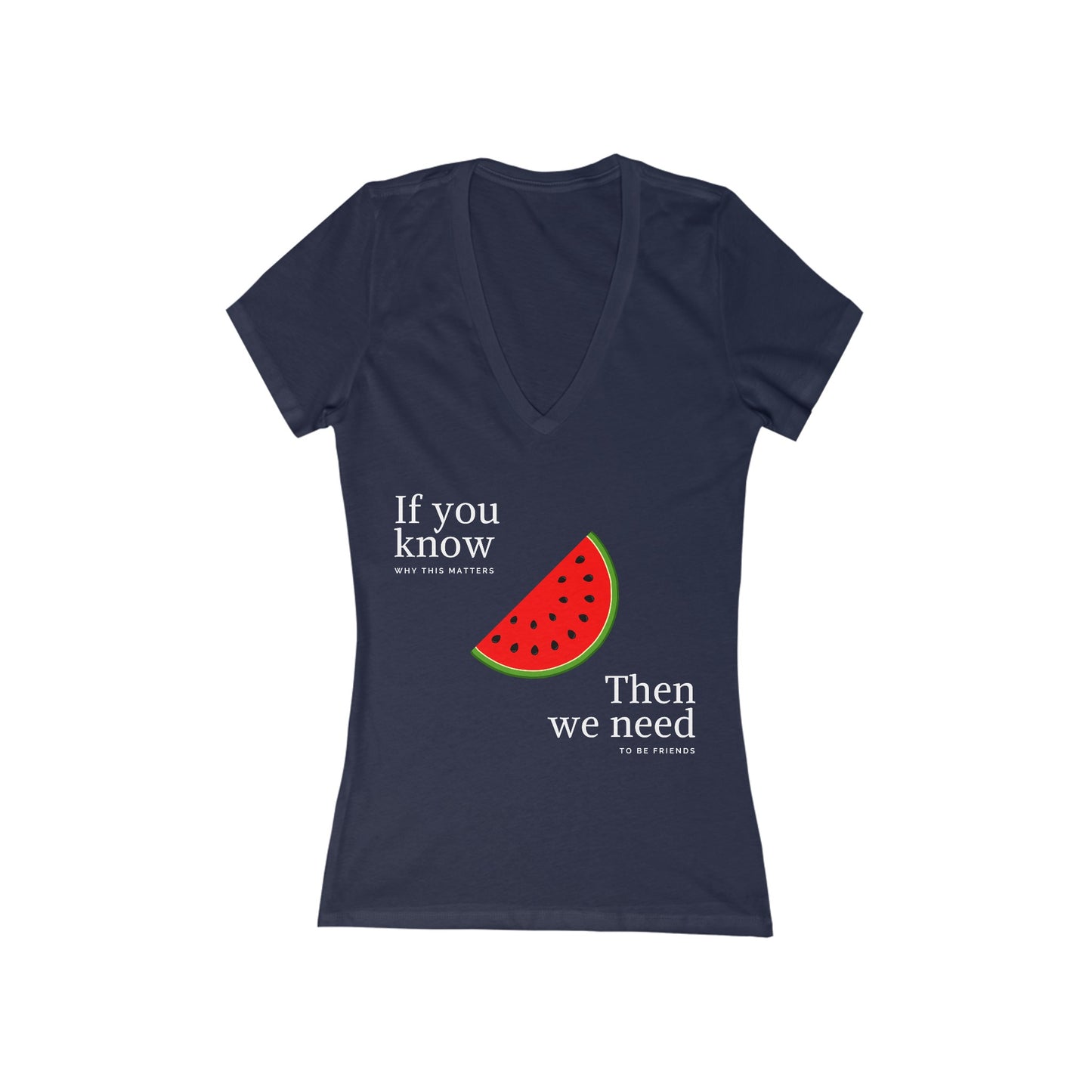 Friend Finder - Women's Deep V-Neck Tee