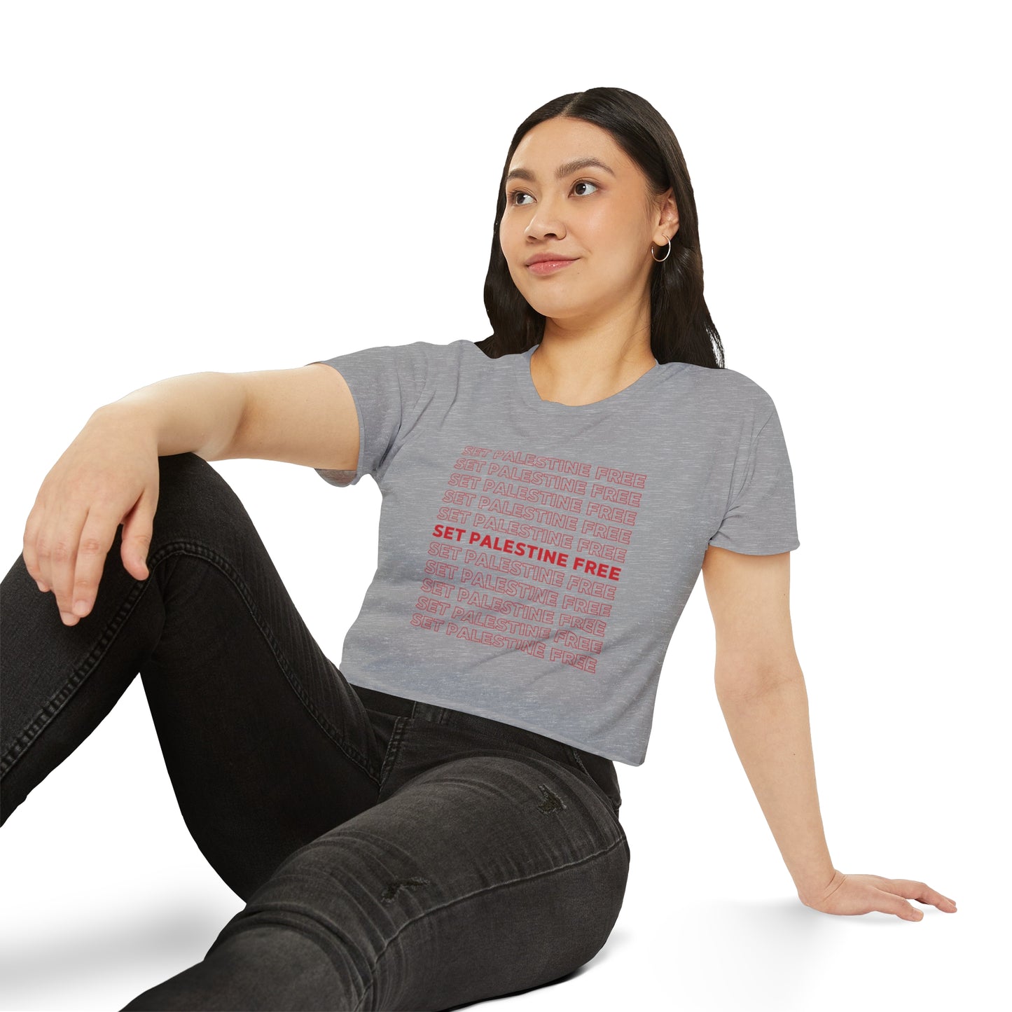 Set Palestine Free - Women's Festival Crop Top