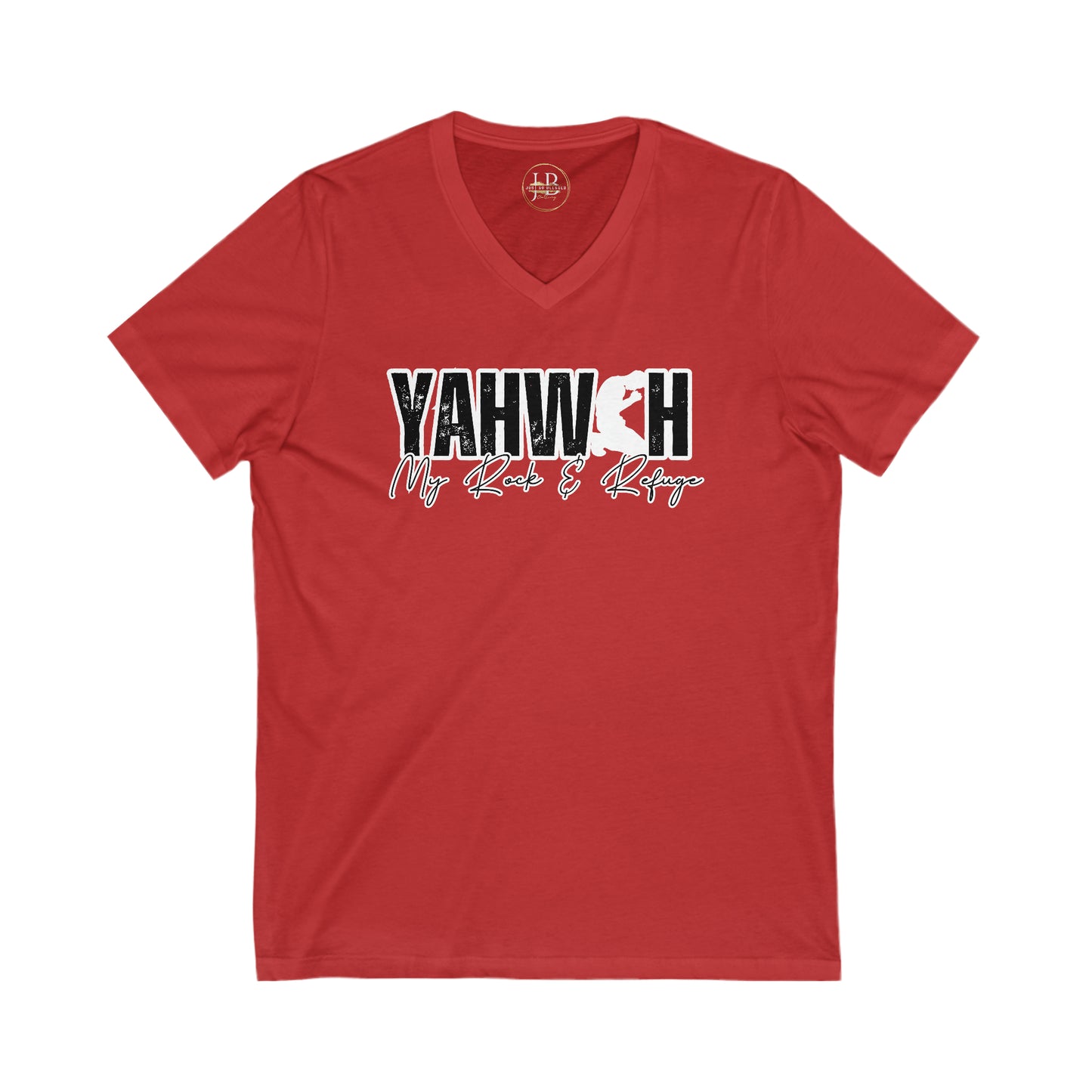 Yahweh - Jersey V-Neck Tee (Unisex)