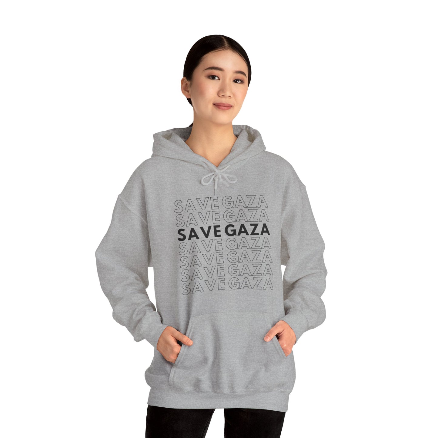 Save Gaza - Unisex Hooded Sweatshirt