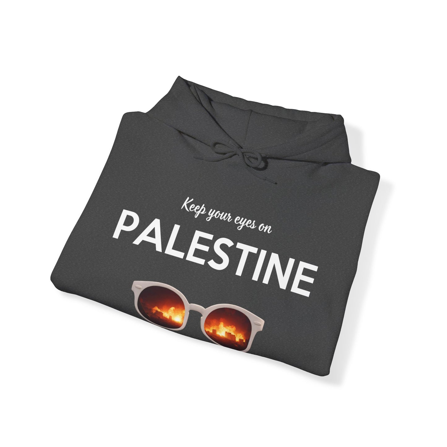 2 Eyes On Palestine - Unisex Hooded Sweatshirt