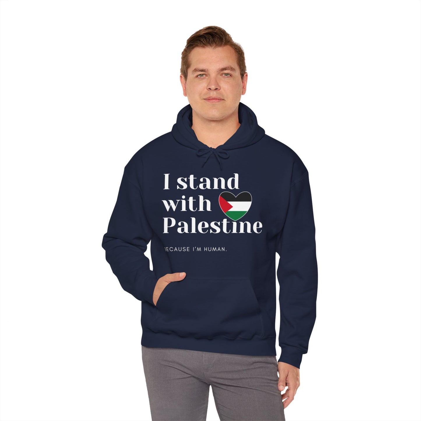 Because I'm Human - Unisex Hooded Sweatshirt