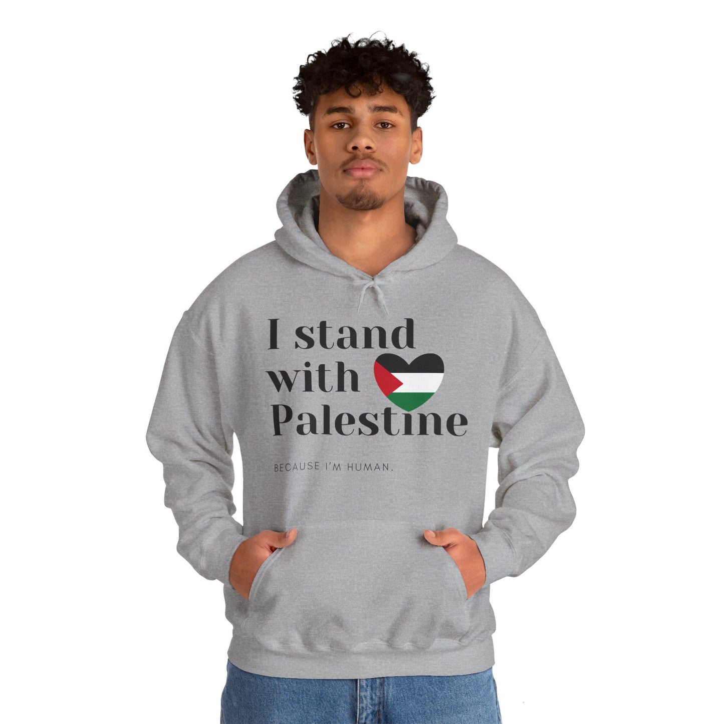 Because I'm Human - Unisex Hooded Sweatshirt
