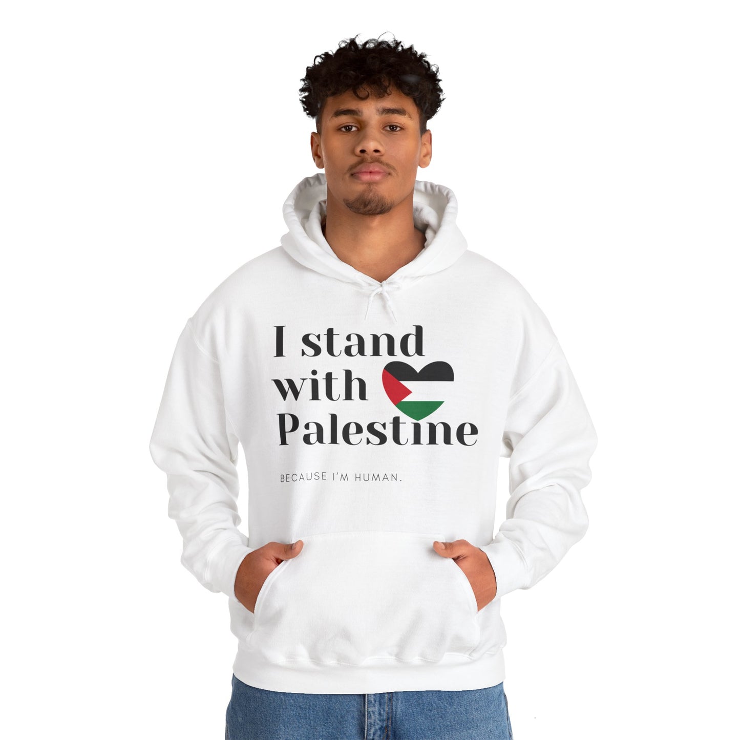 Because I'm Human - Unisex Hooded Sweatshirt