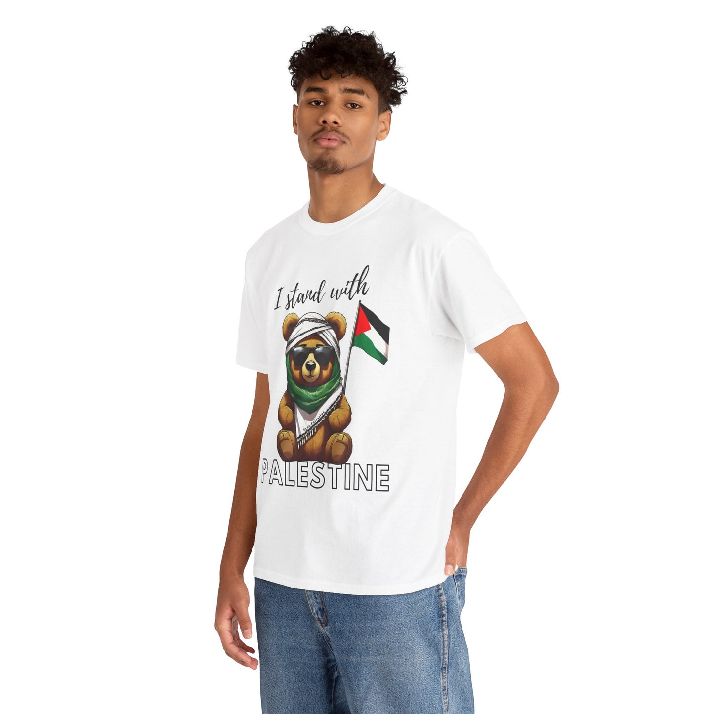 Teddy Palestine - Unisex Cotton Tee
