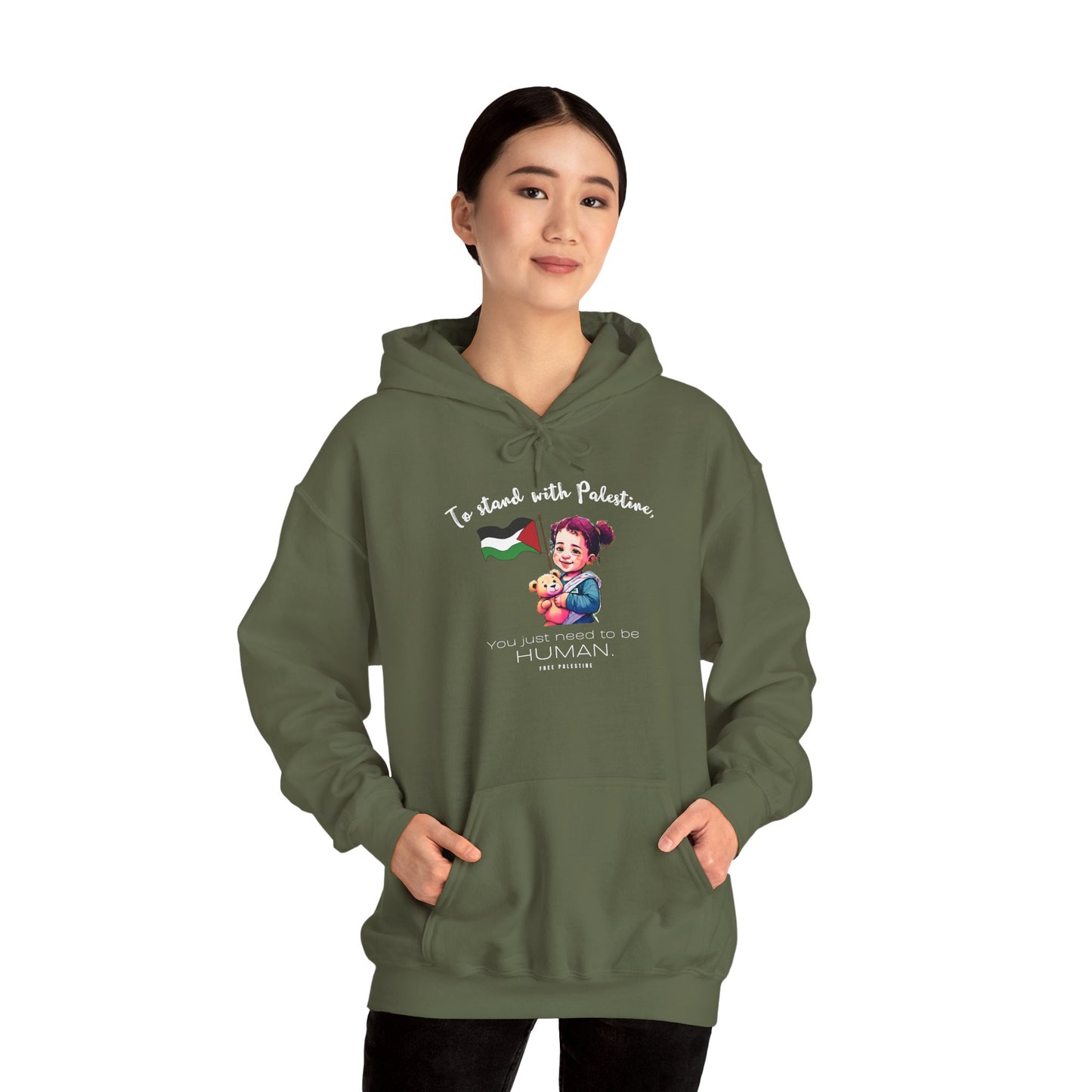Human - Unisex Hooded Sweatshirt