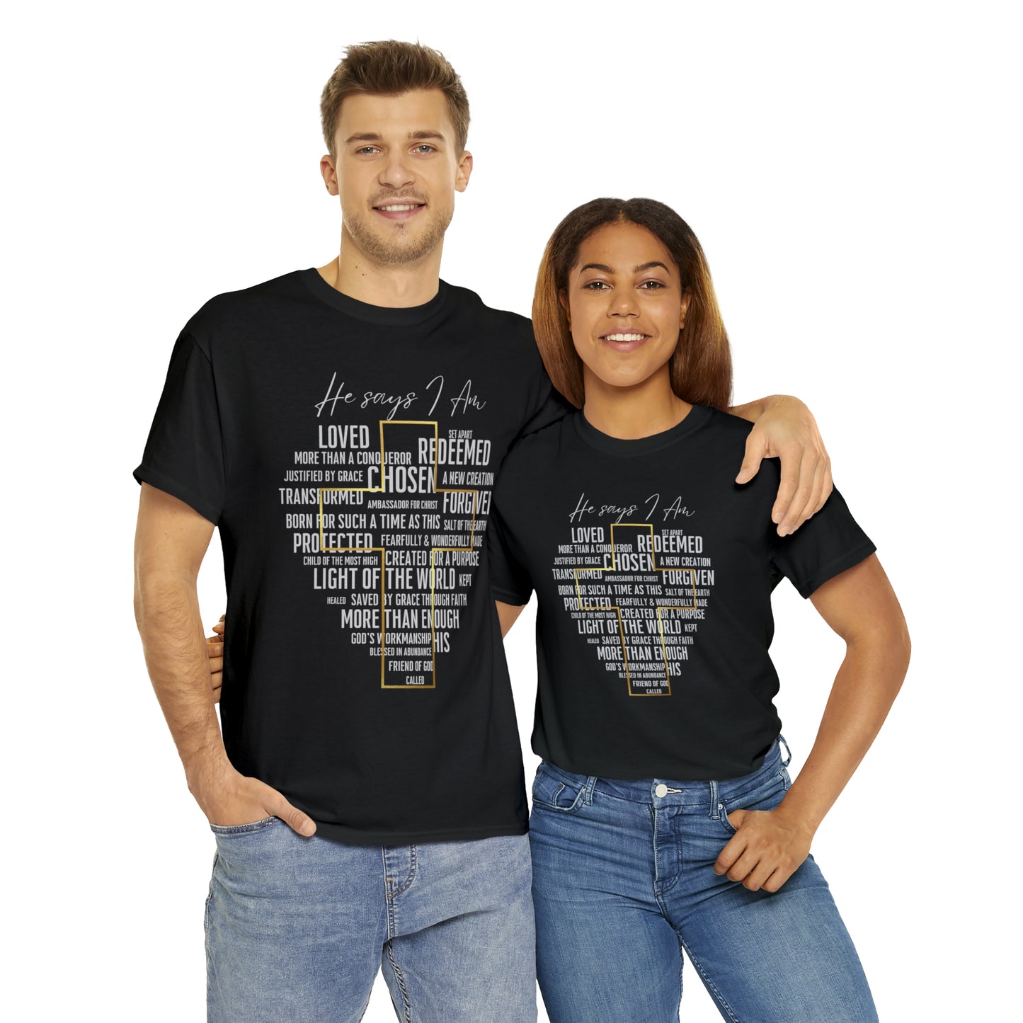 Loved, Chosen, His - Heavy Cotton Tee (Unisex)