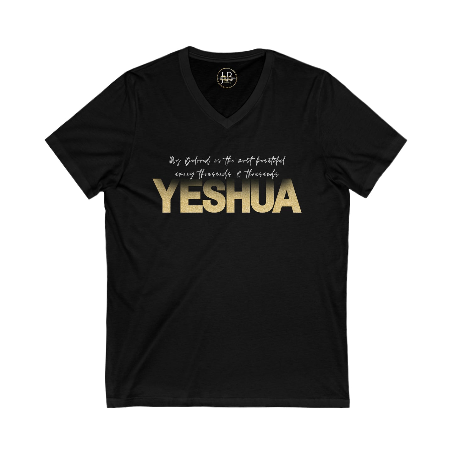 Yeshua, My Beloved - Jersey V-Neck Tee (Unisex)