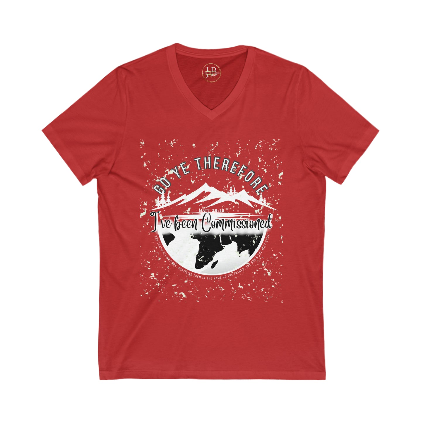 I've been Commissioned - Jersey V-Neck Tee (Unisex)