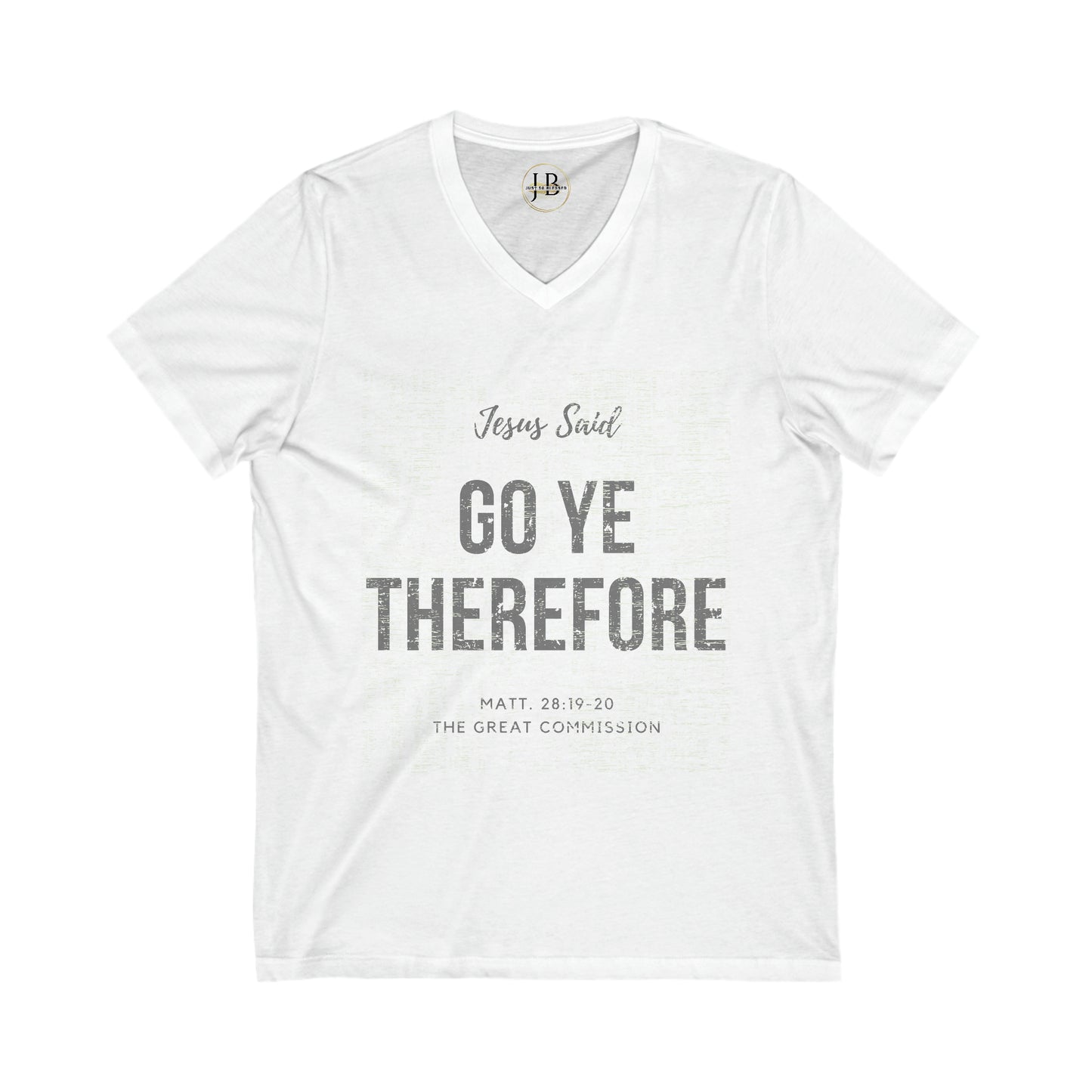 Here I Am - Jersey V-Neck Tee (Unisex)