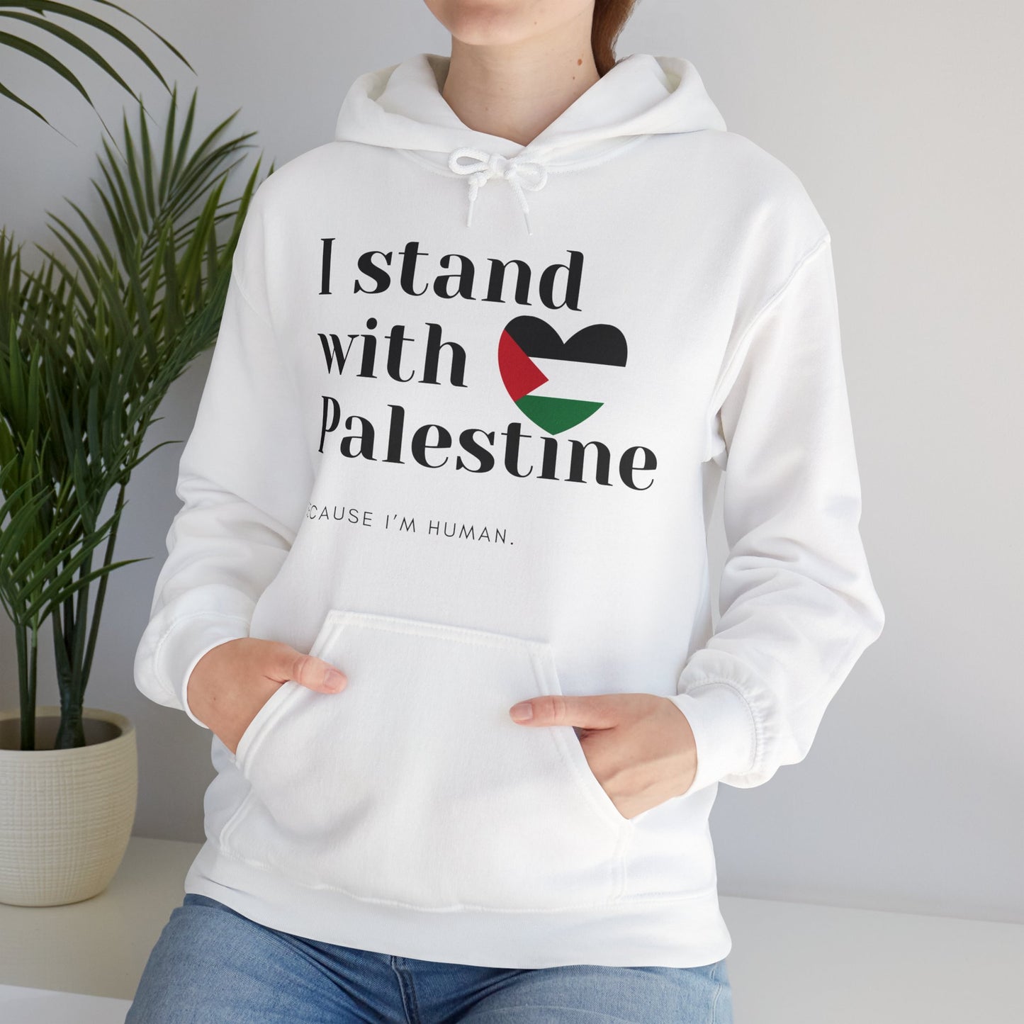 Because I'm Human - Unisex Hooded Sweatshirt