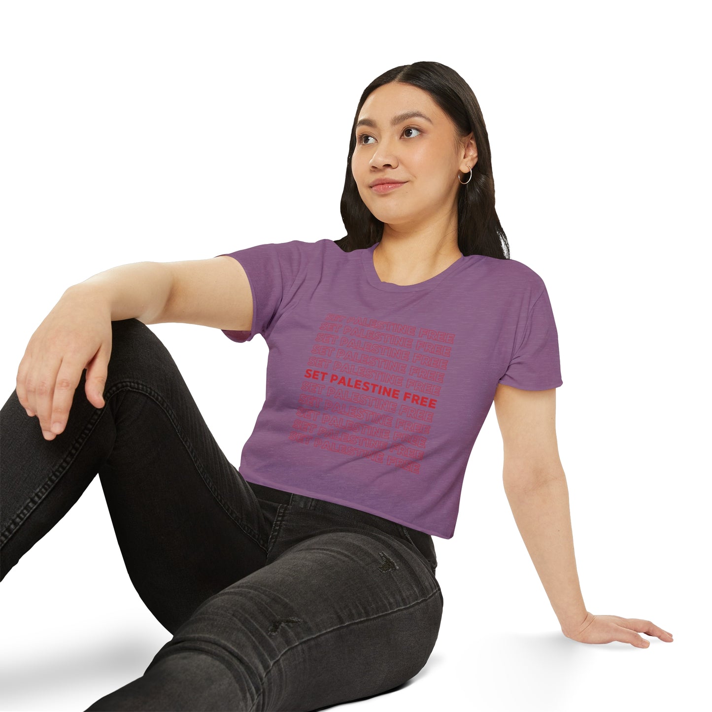 Set Palestine Free - Women's Festival Crop Top