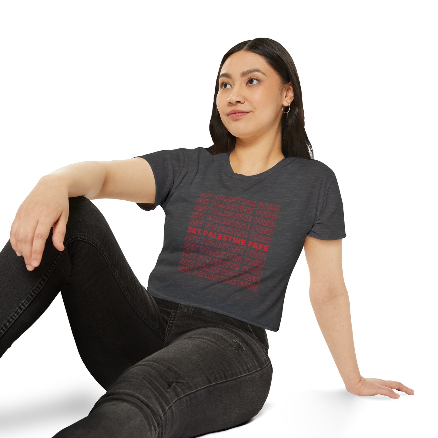 Set Palestine Free - Women's Festival Crop Top