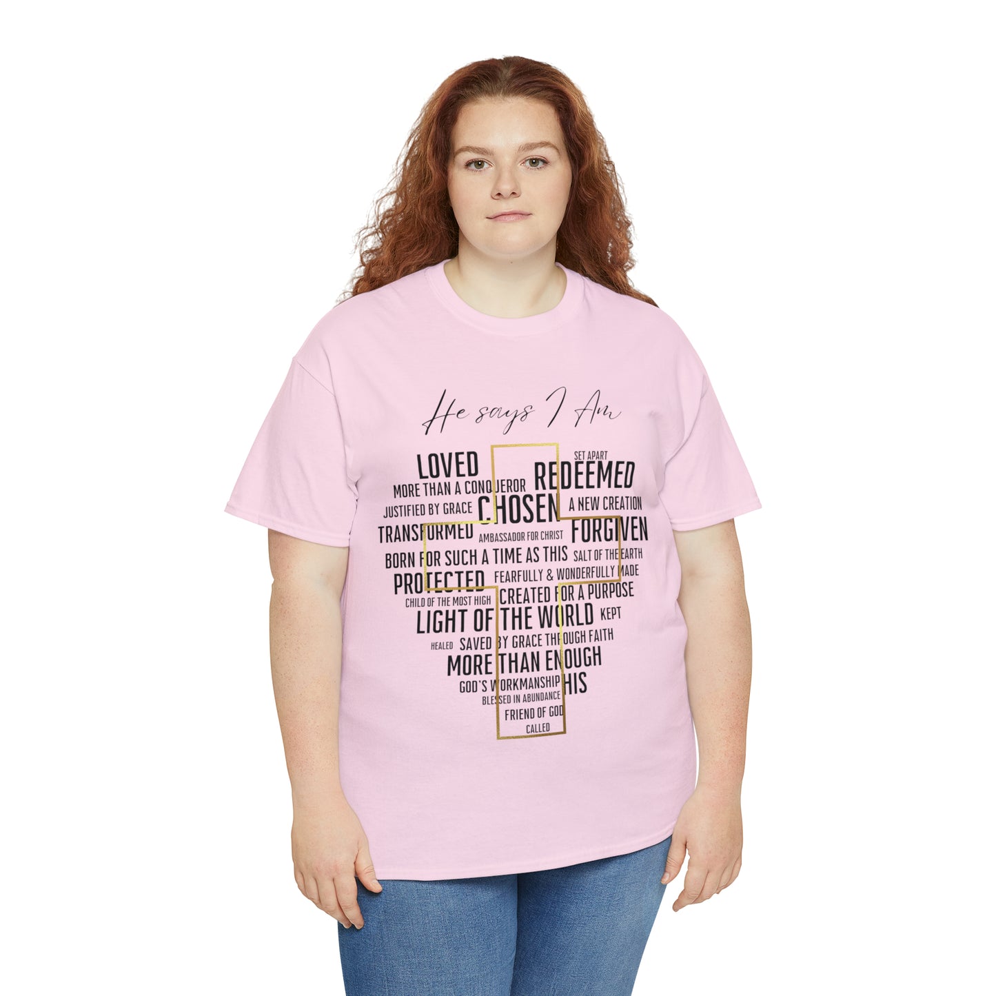 Loved, Chosen, His - Heavy Cotton Tee (Unisex)