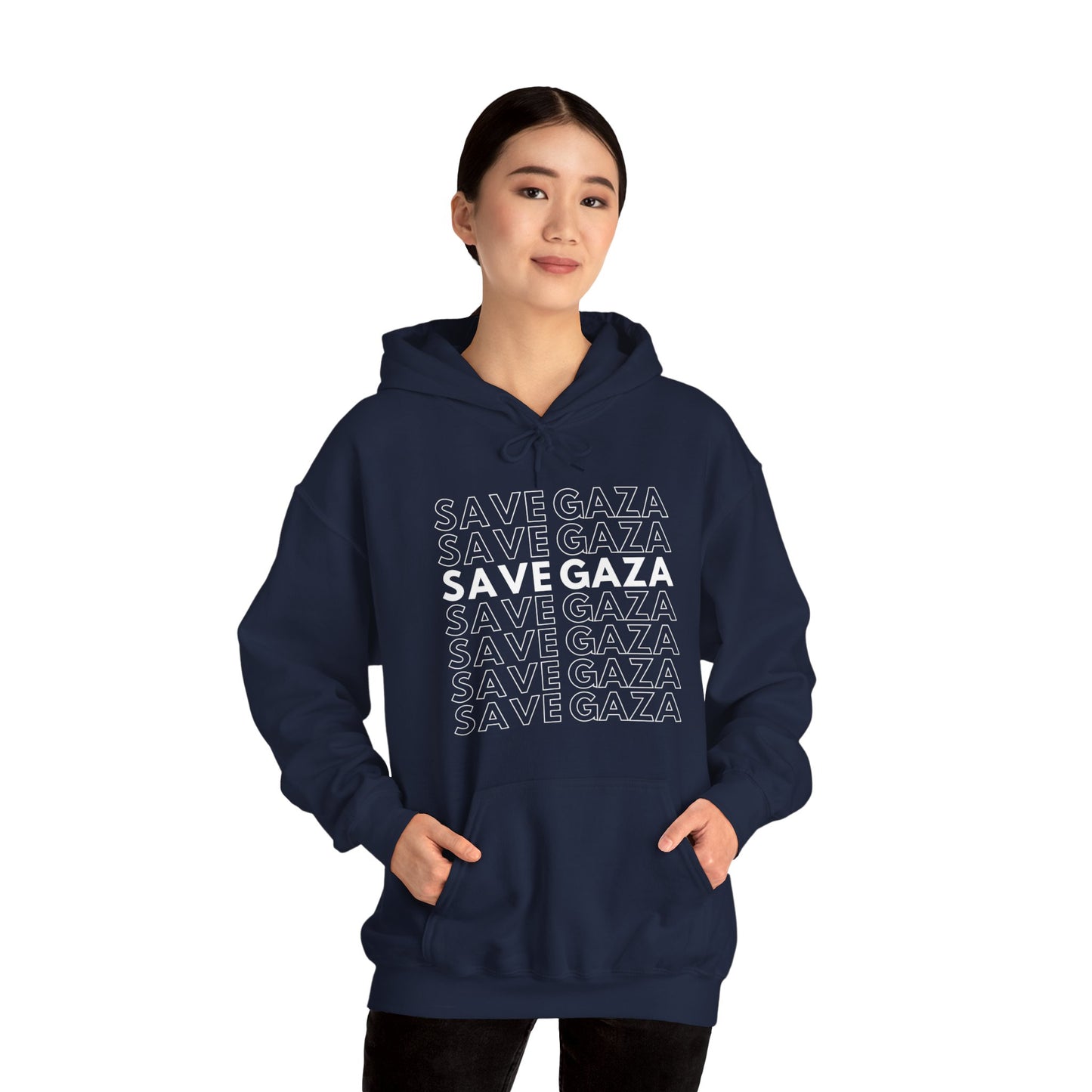 Save Gaza - Unisex Hooded Sweatshirt