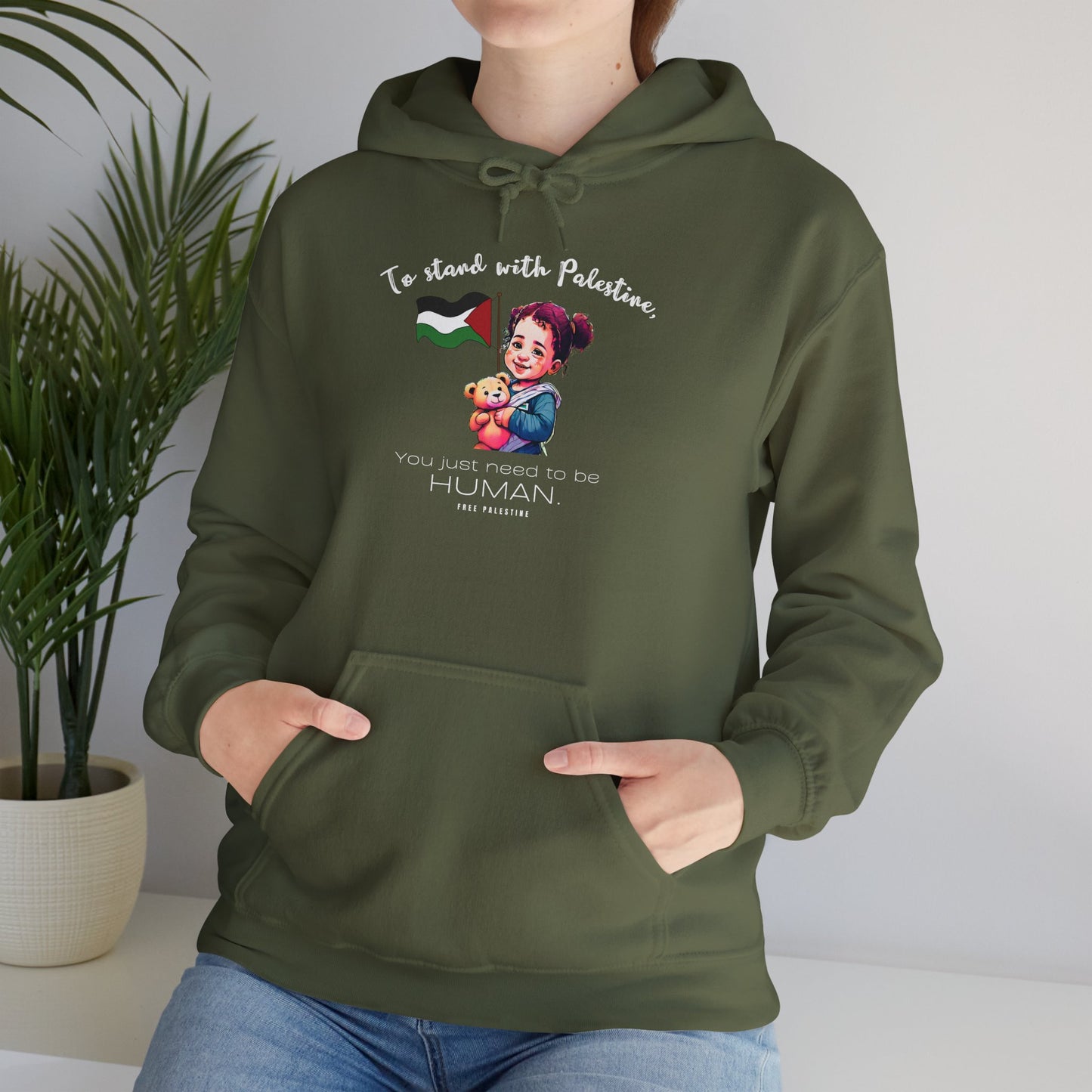 Human - Unisex Hooded Sweatshirt