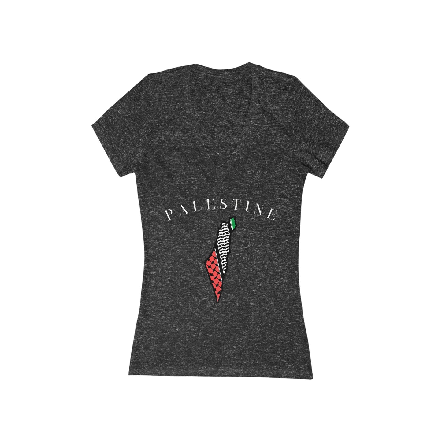Palestine - Women's Deep V-Neck Tee