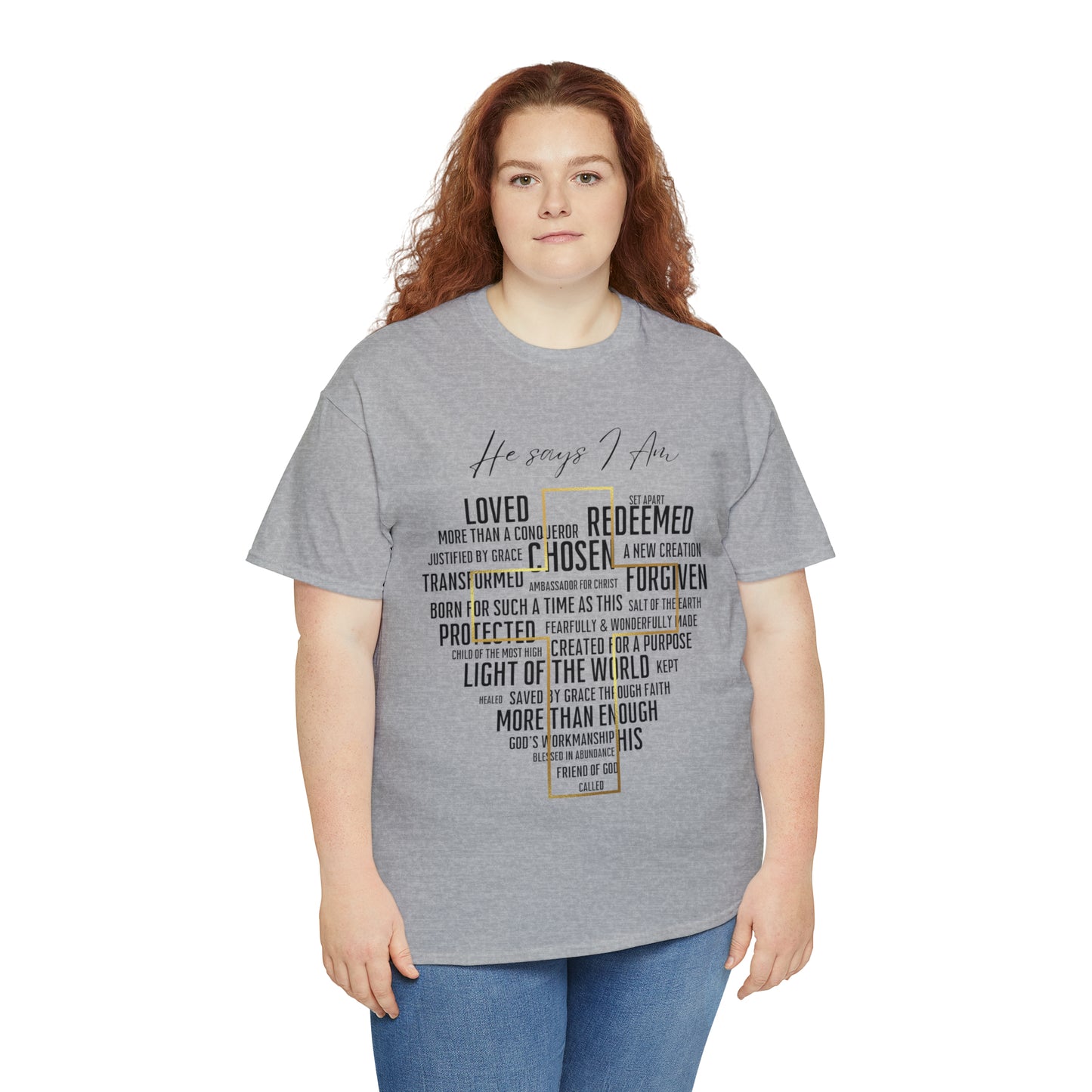 Loved, Chosen, His - Heavy Cotton Tee (Unisex)