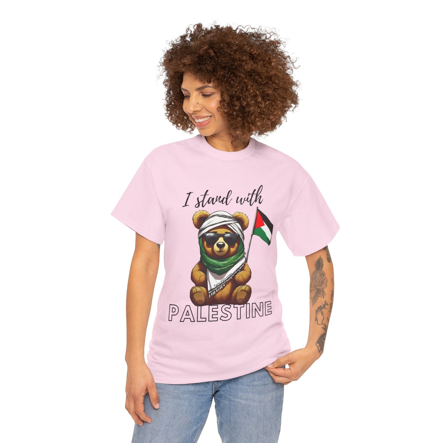 Teddy Palestine - Unisex Cotton Tee