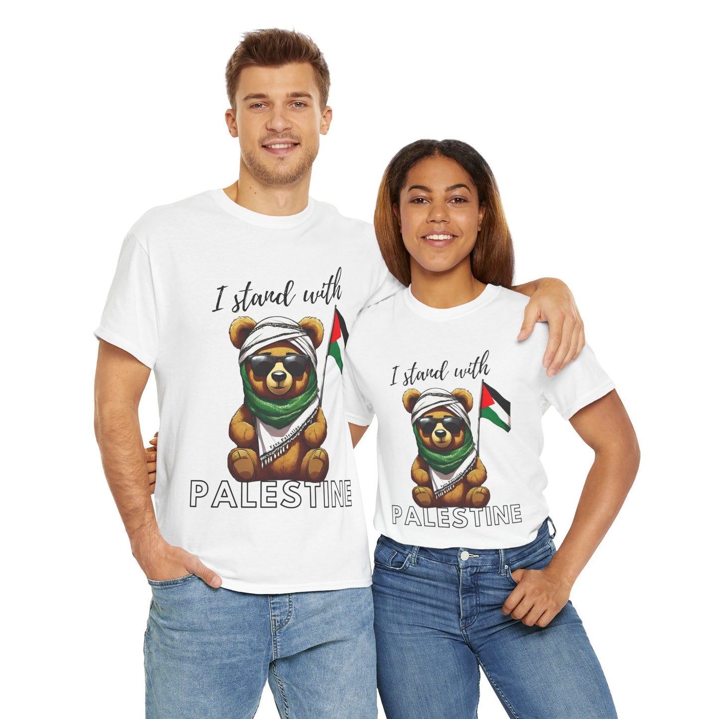 Teddy Palestine - Unisex Cotton Tee