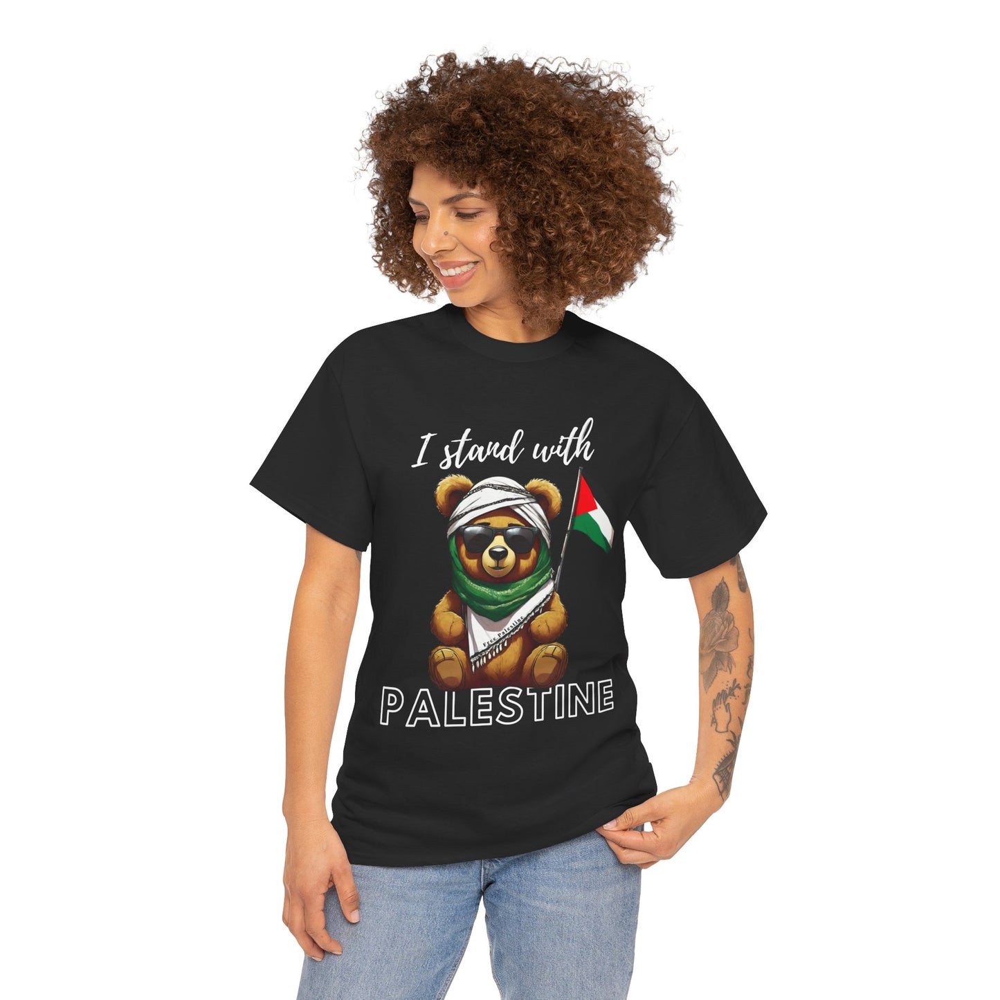 Teddy Palestine - Unisex Cotton Tee