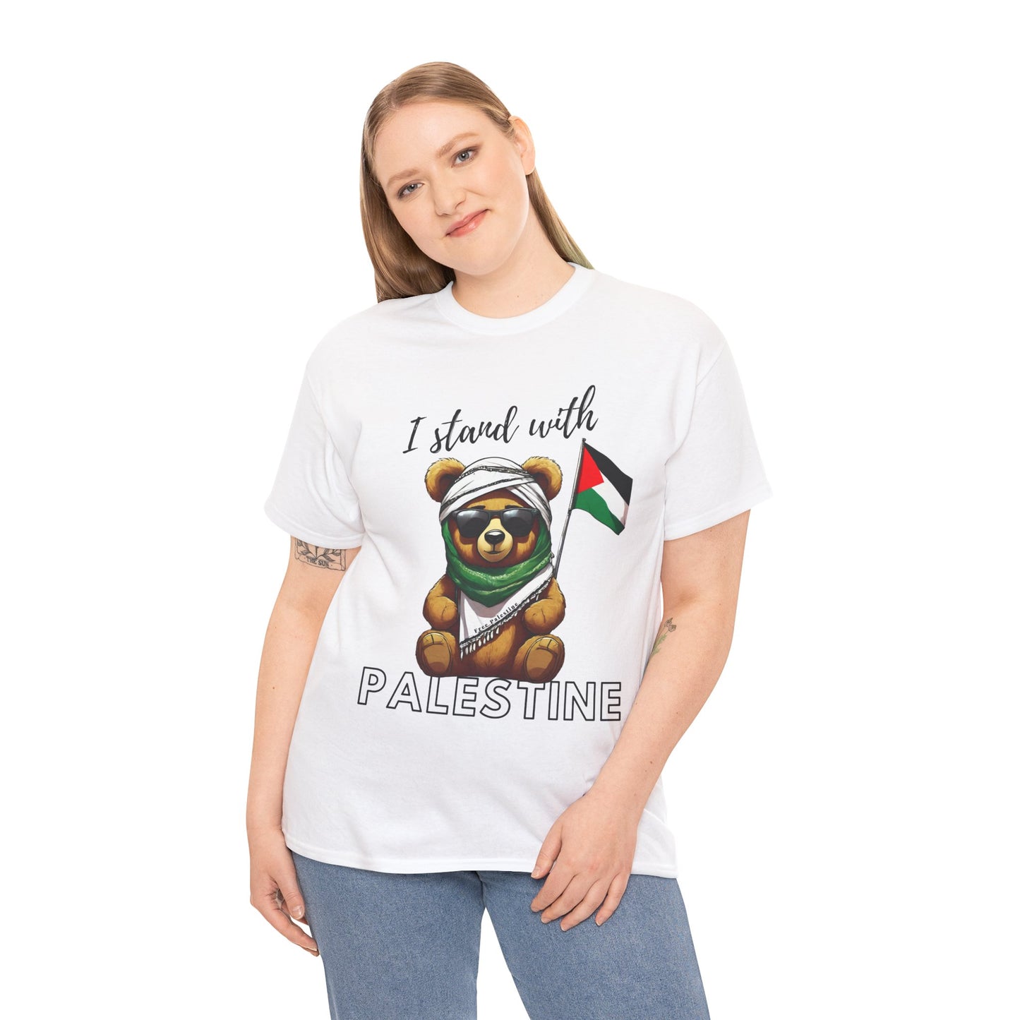 Teddy Palestine - Unisex Cotton Tee