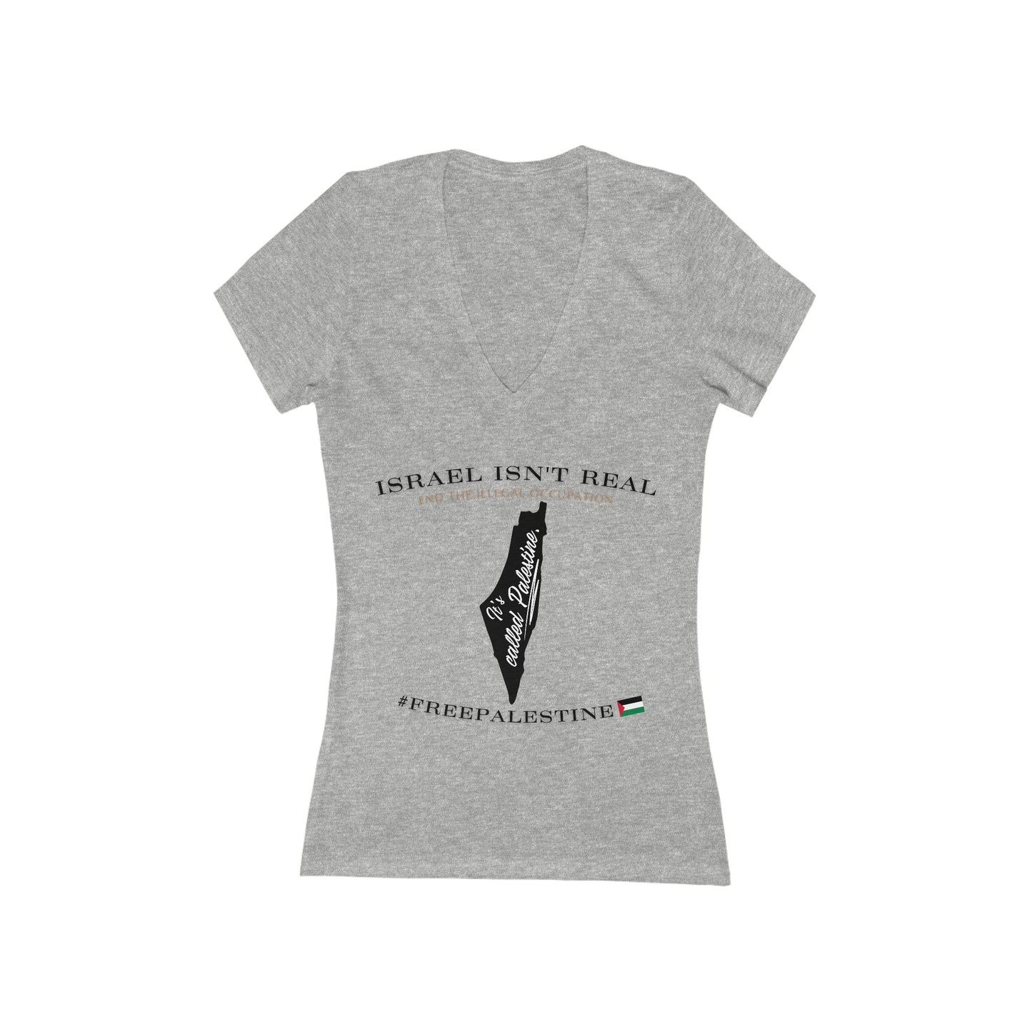 It's Called Palestine - Women's Deep V-Neck Tee