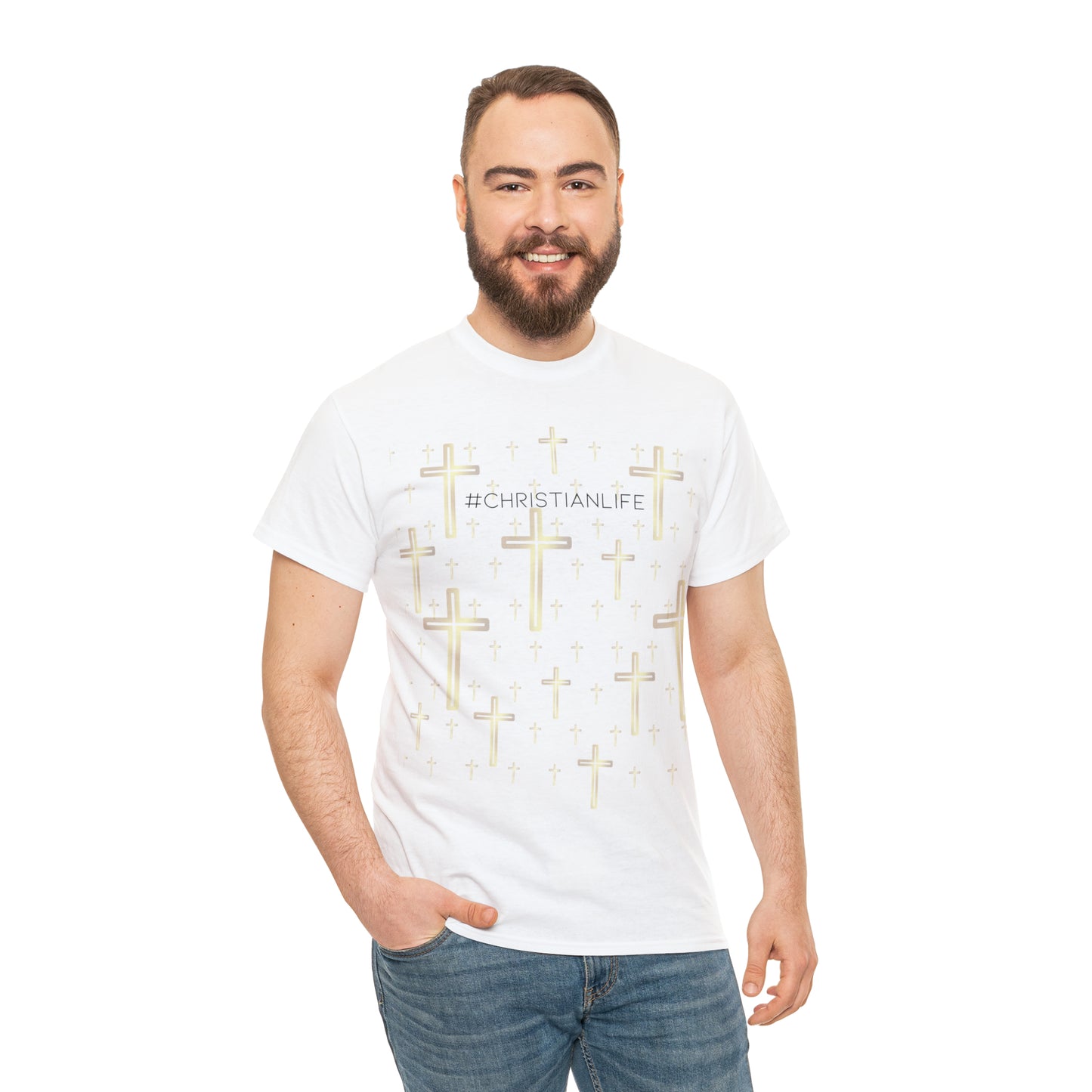 #Christianlife - Heavy Cotton Tee (Unisex)