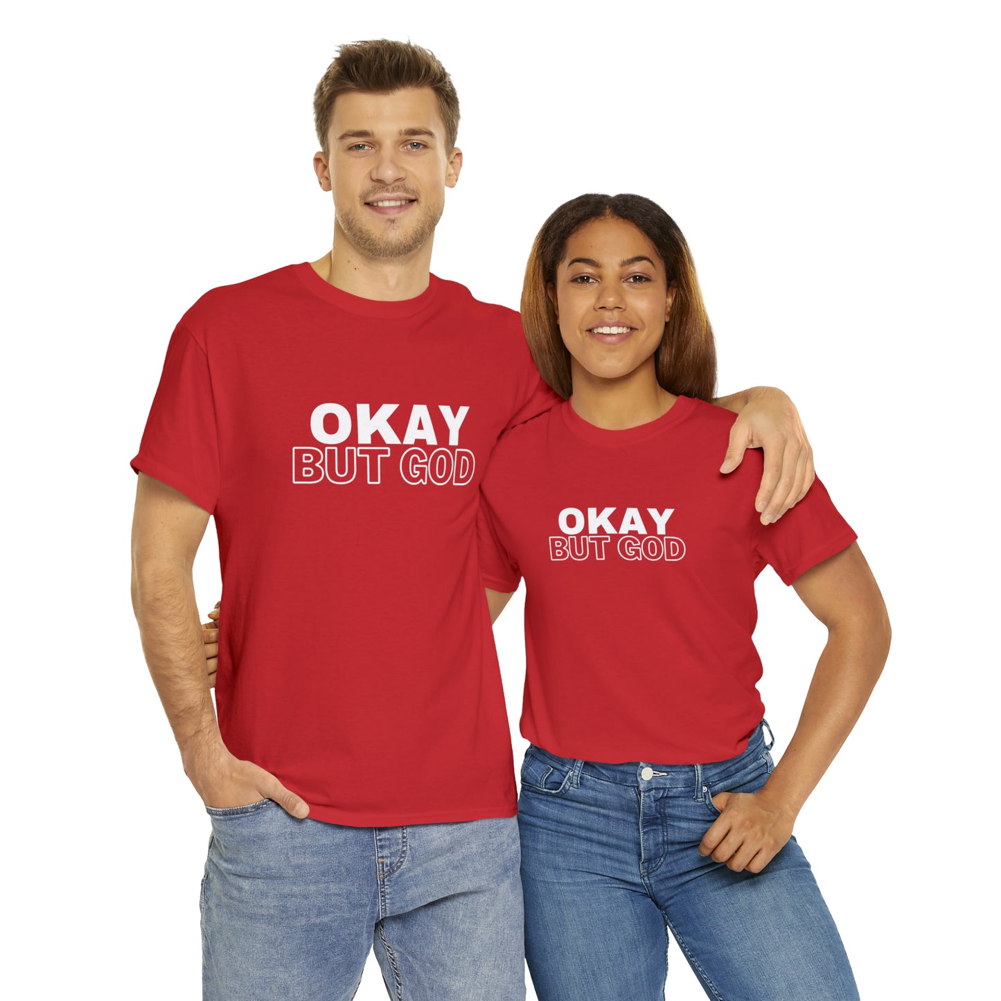 Ok, But God - Heavy Cotton Tee (Unisex)