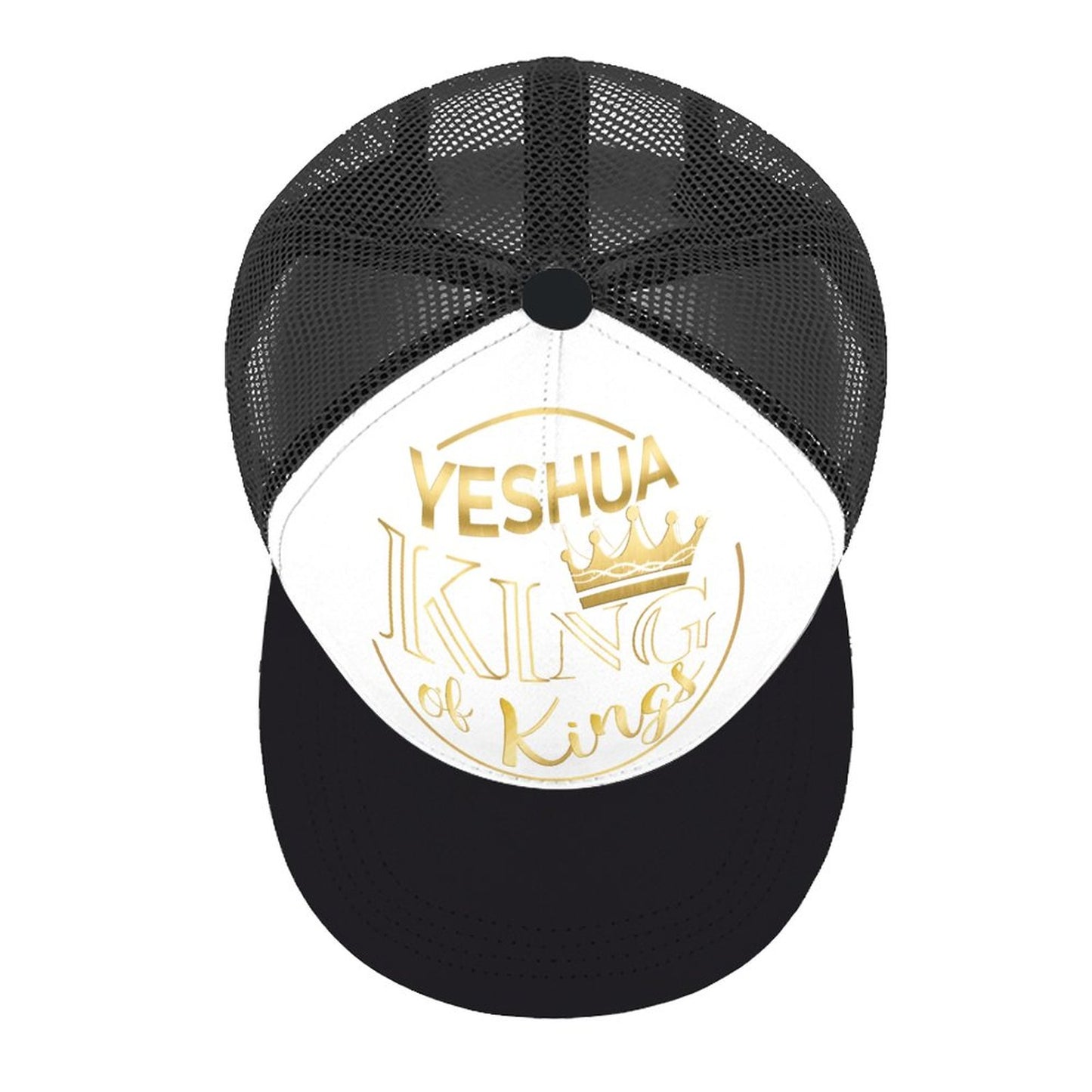 YESHUA, King of Kings - Flat Brim Trucker Hat