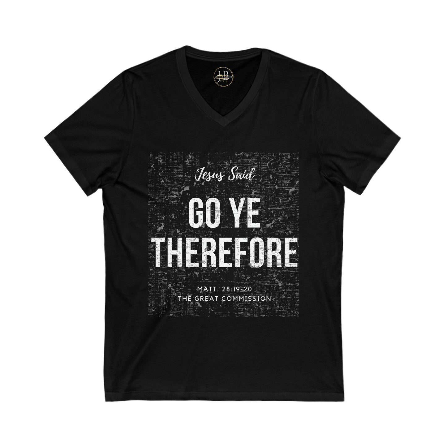 Here I Am - Jersey V-Neck Tee (Unisex)