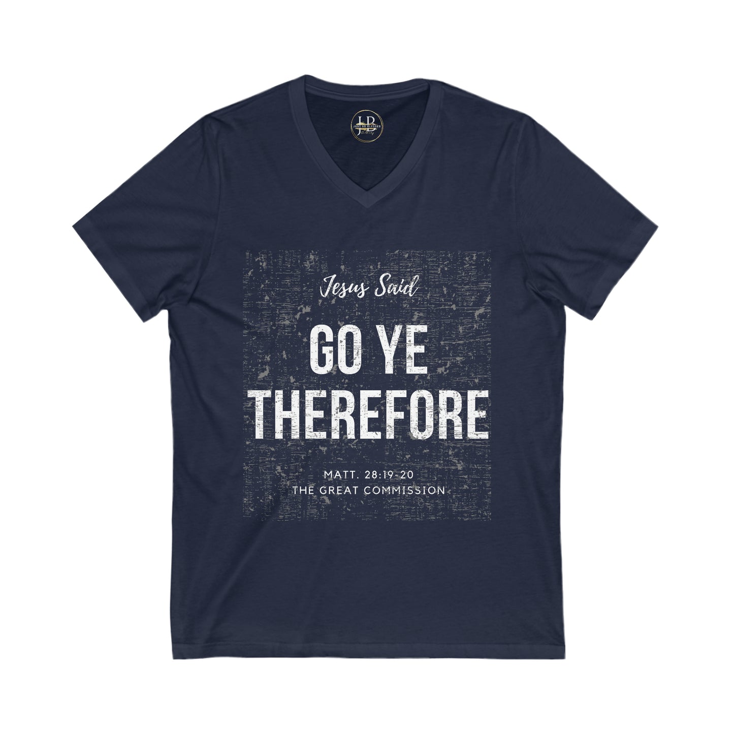 Here I Am - Jersey V-Neck Tee (Unisex)