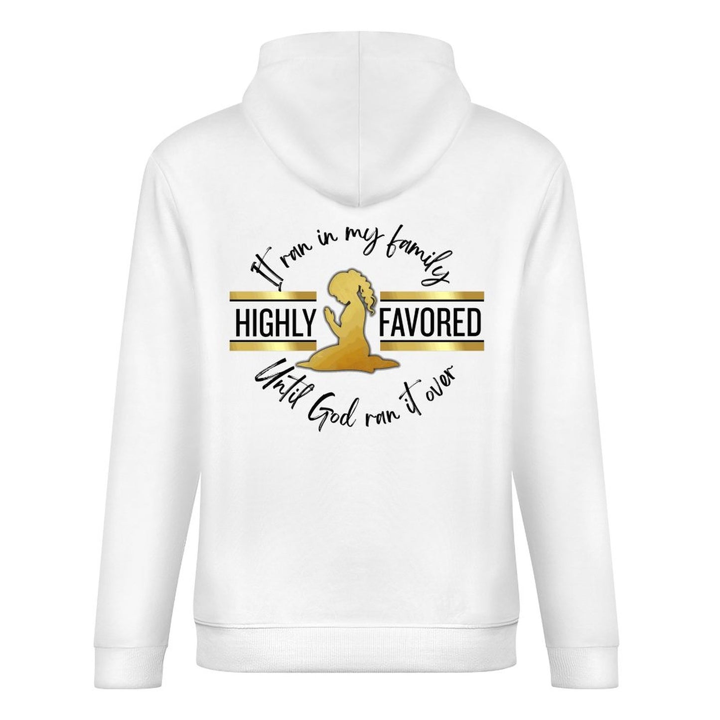 God's Favored - Cotton Hoodie with Pocket