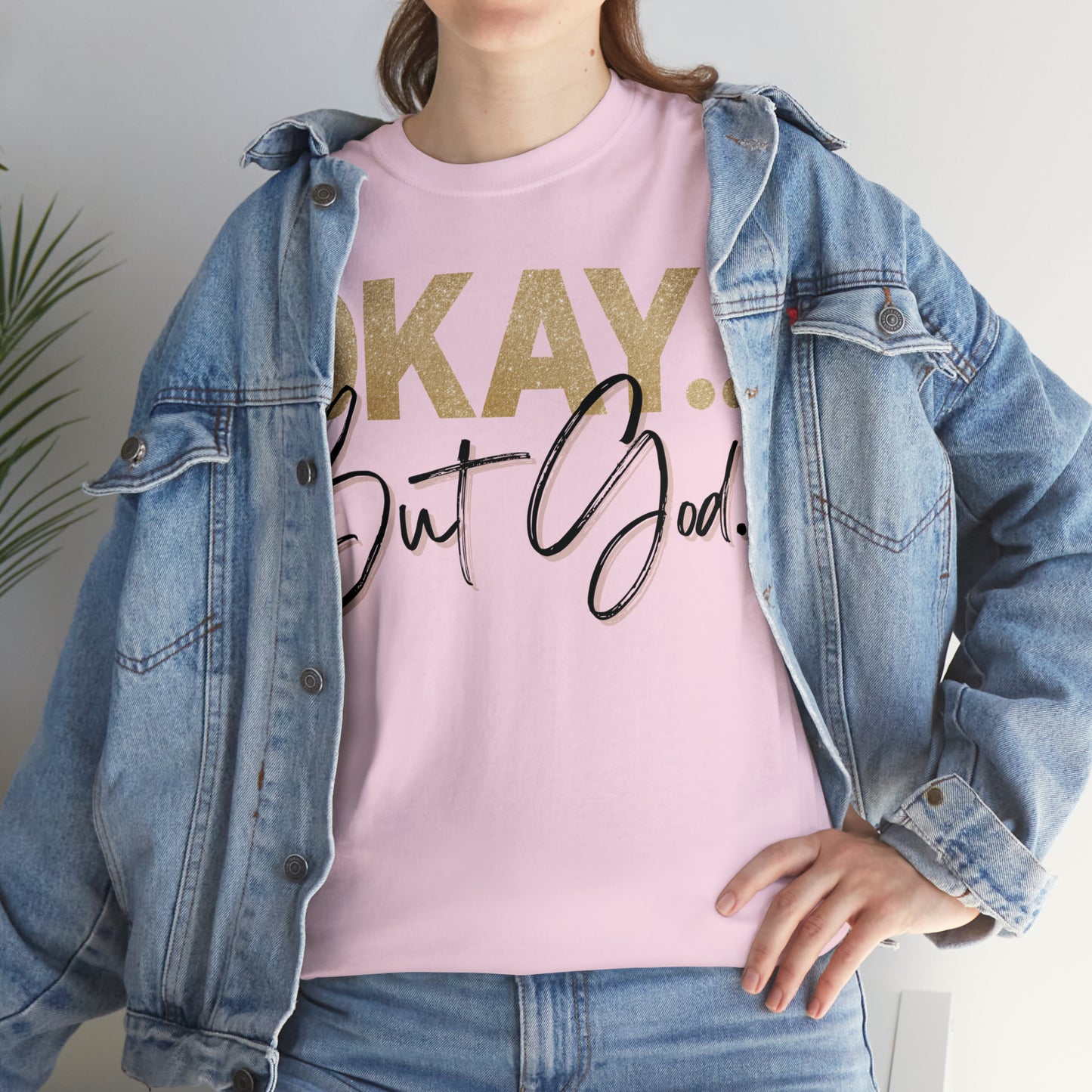 But God in Black - Heavy Cotton Tee (Unisex)