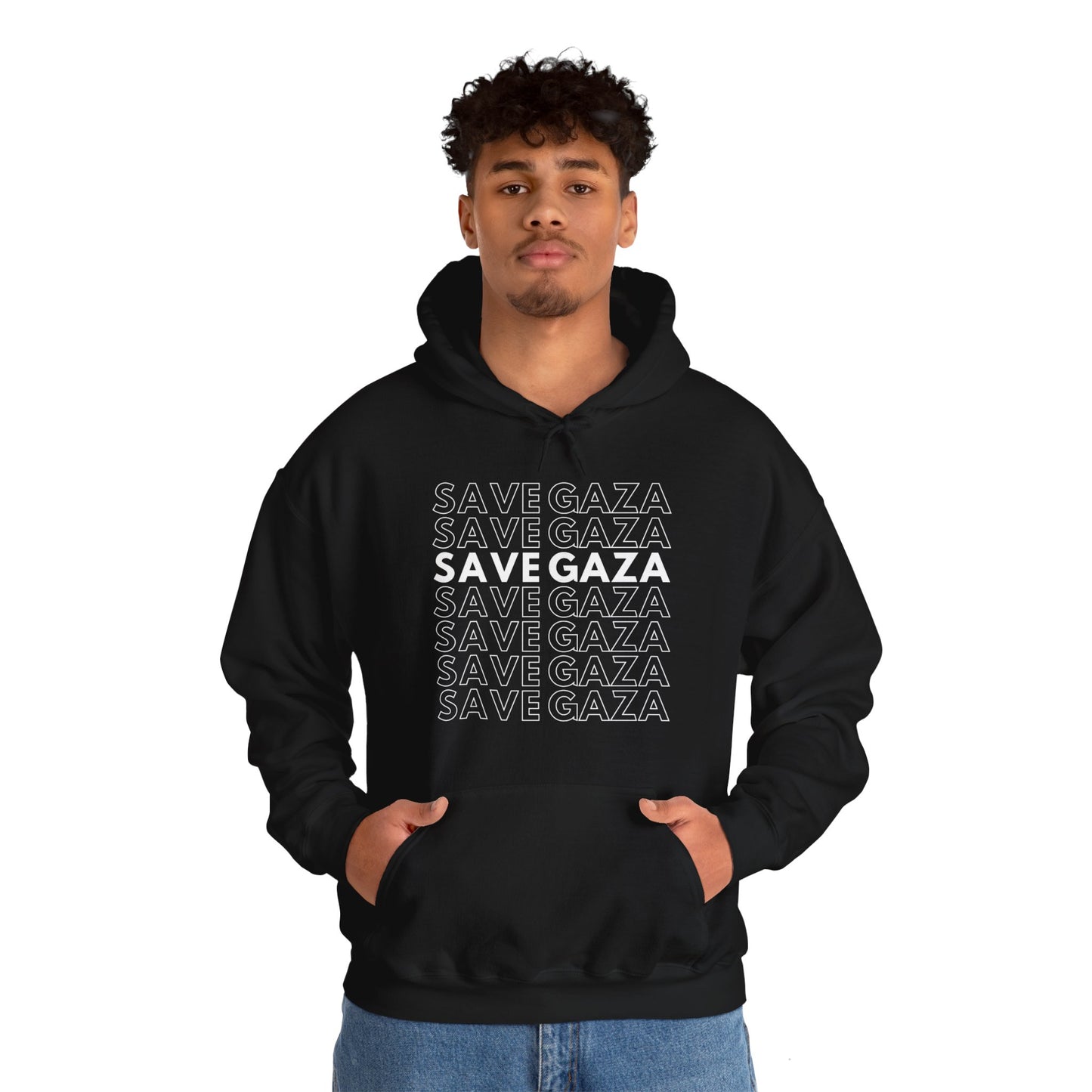 Save Gaza - Unisex Hooded Sweatshirt