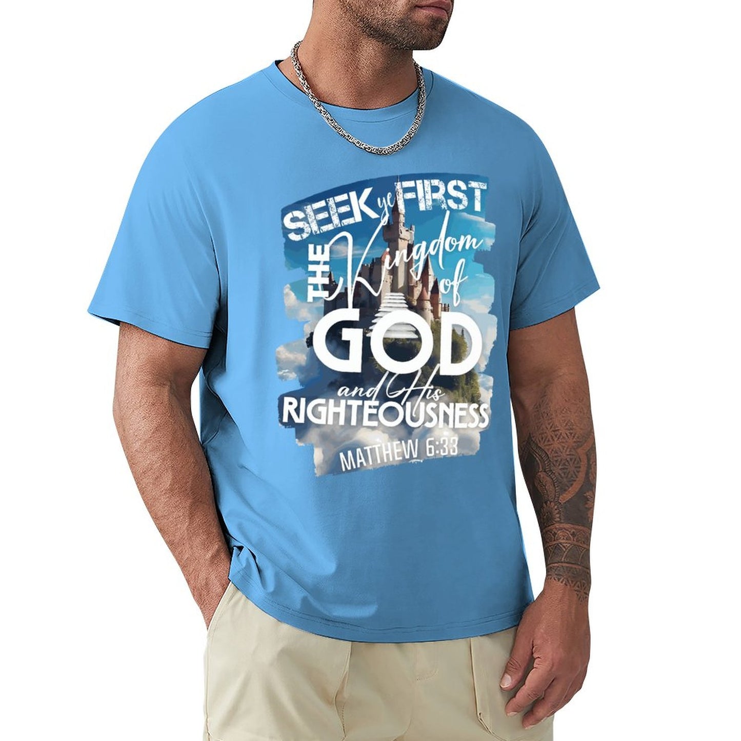 Kingdom of God - Men's Cotton Tee Shirt