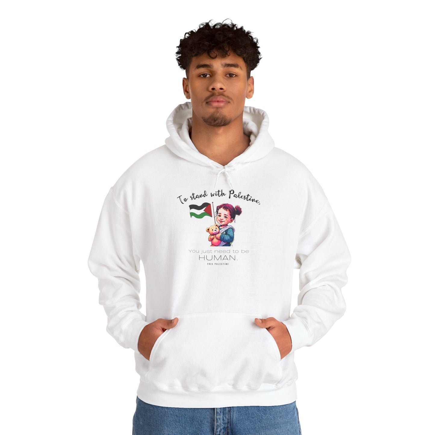 Human - Unisex Hooded Sweatshirt
