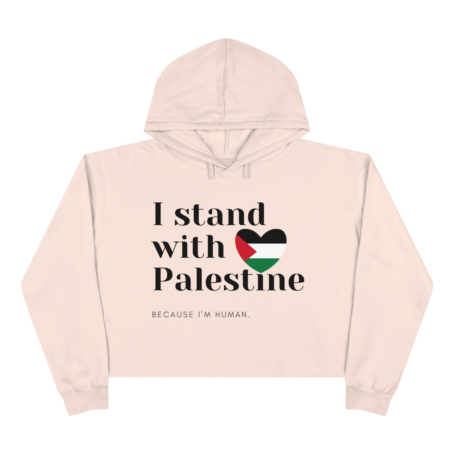Because I'm Human - Crop Hoodie